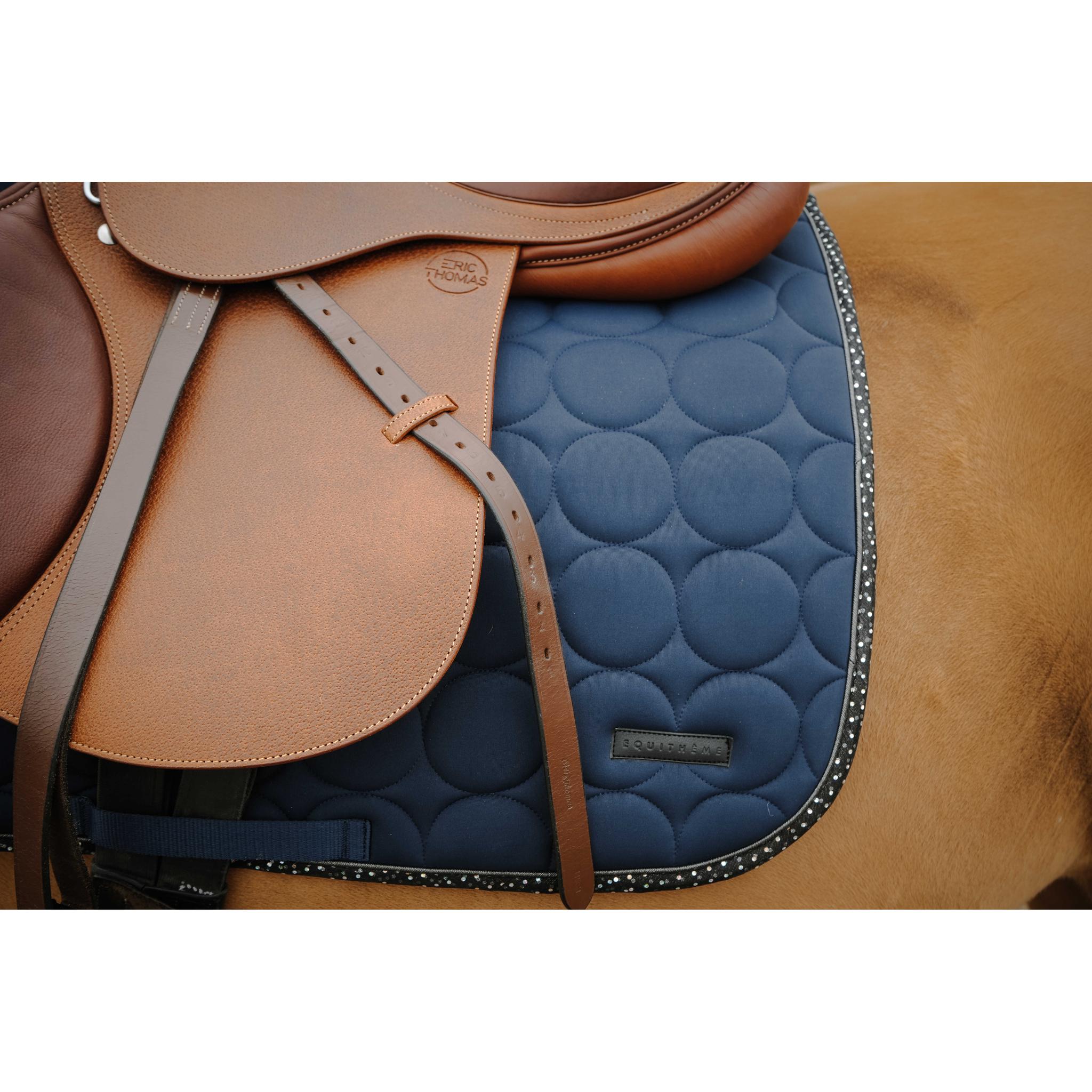 EQUITHÈME Disco All-Purpose Saddle Pad Navy blue - 204018007_ambi_3