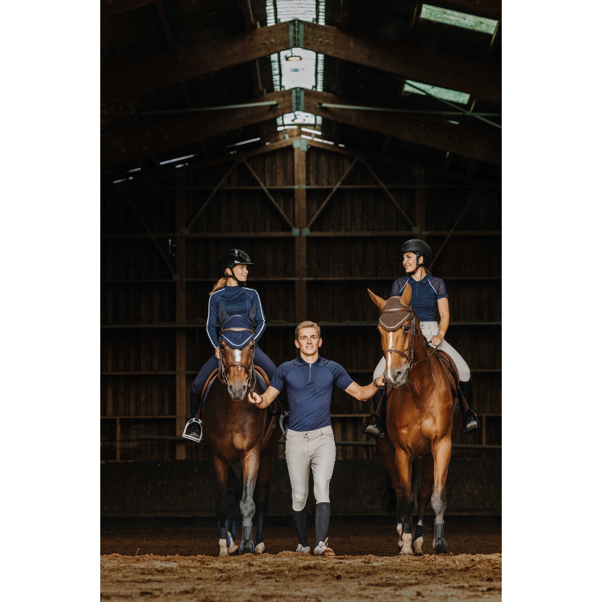 EQUITHÈME Originals Agathe Polo Shirt - Women - Navy blue - 963077071_ambi_11