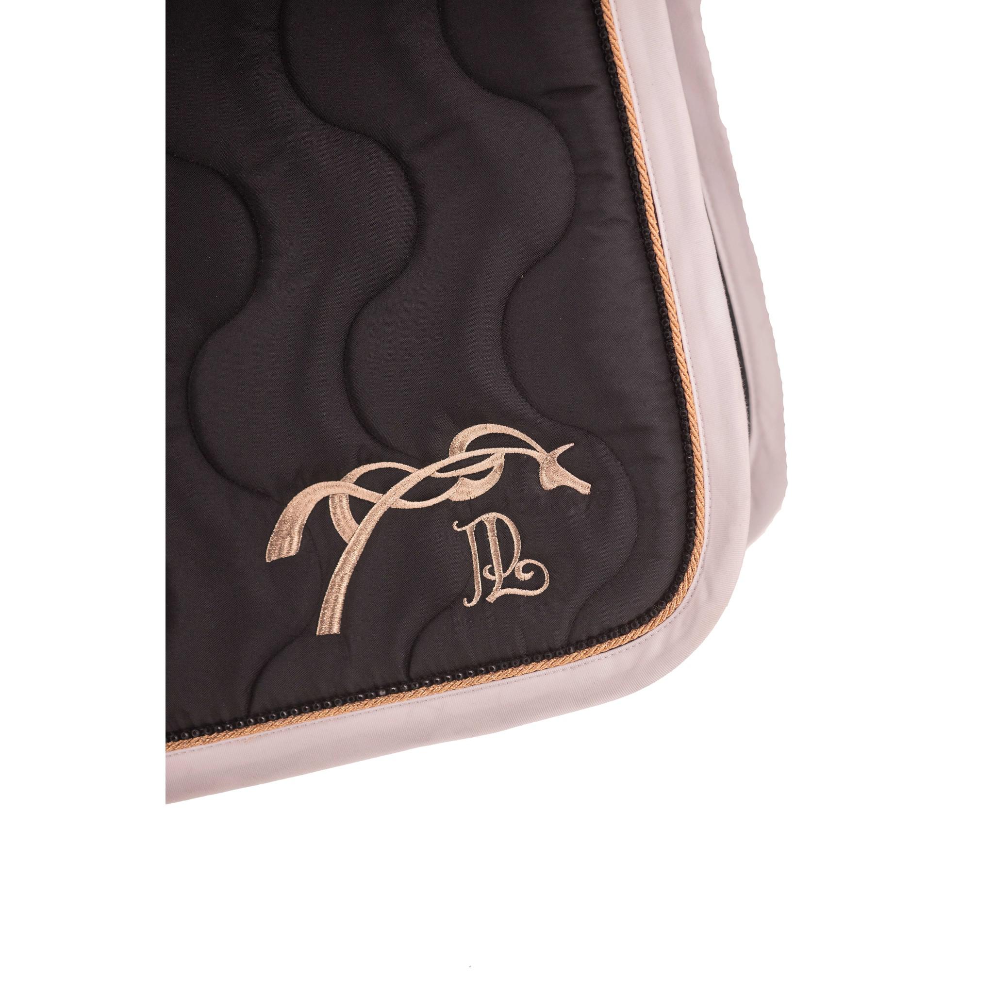 Pénélope Diamant Saddle Pad - All purpose Black/golden pink 204846302