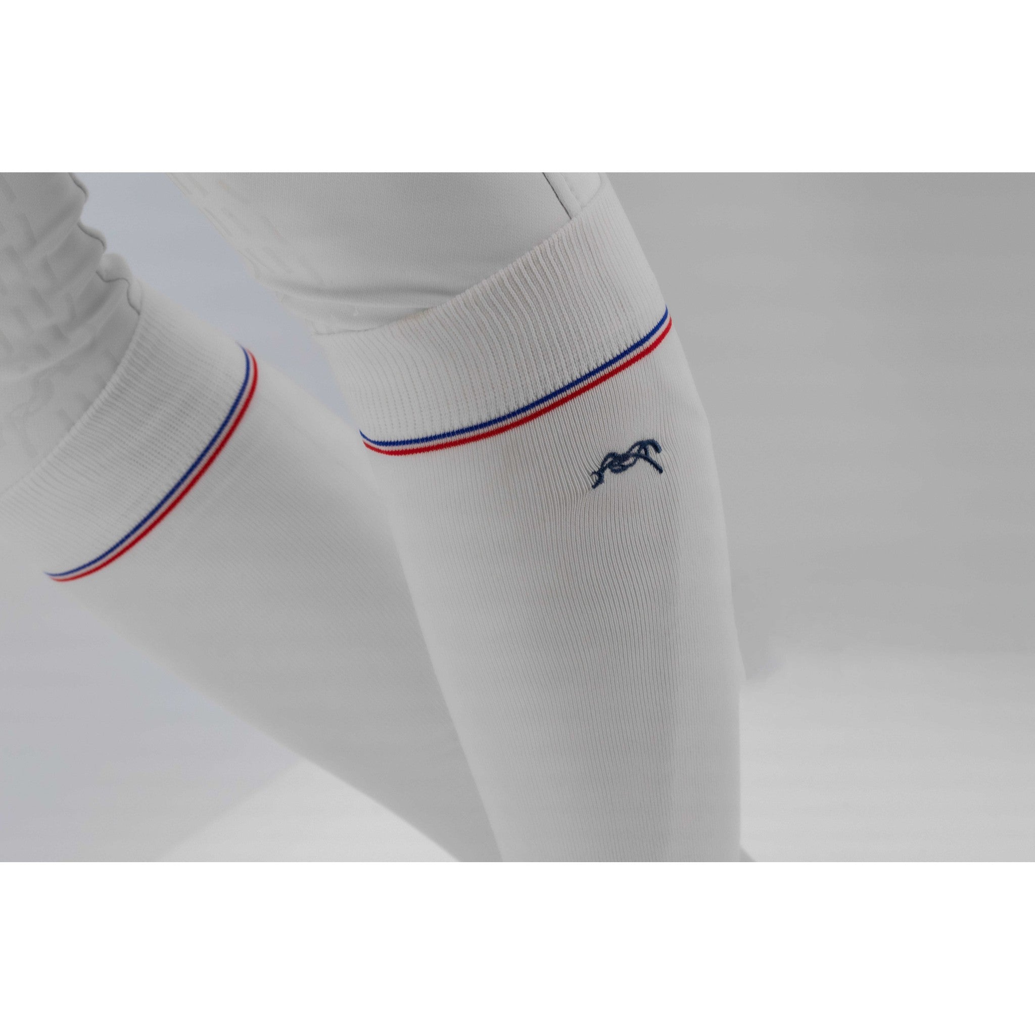 Pénélope Luxe Stripes & Cross socks - Ladies White 986803012