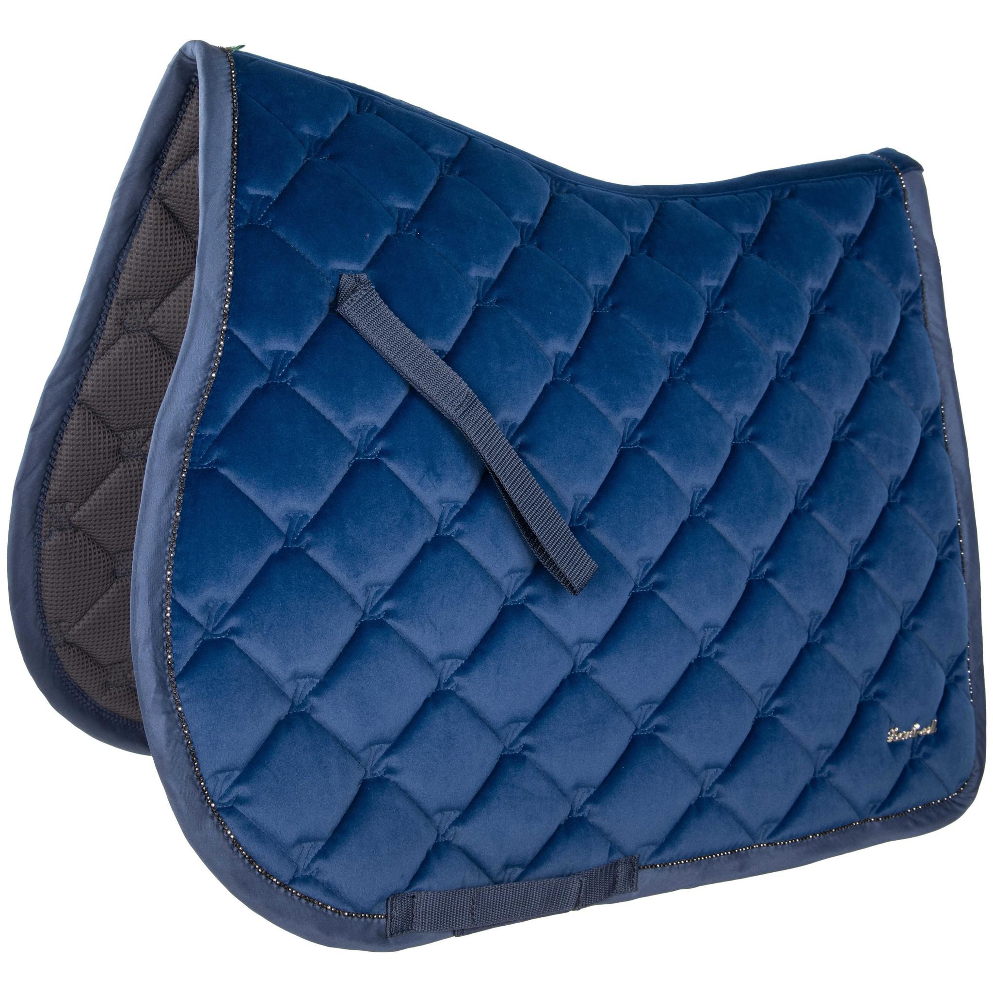 Lami-Cell Galaxy Velvet Saddle Pad - All purpose Navy blue 220033307