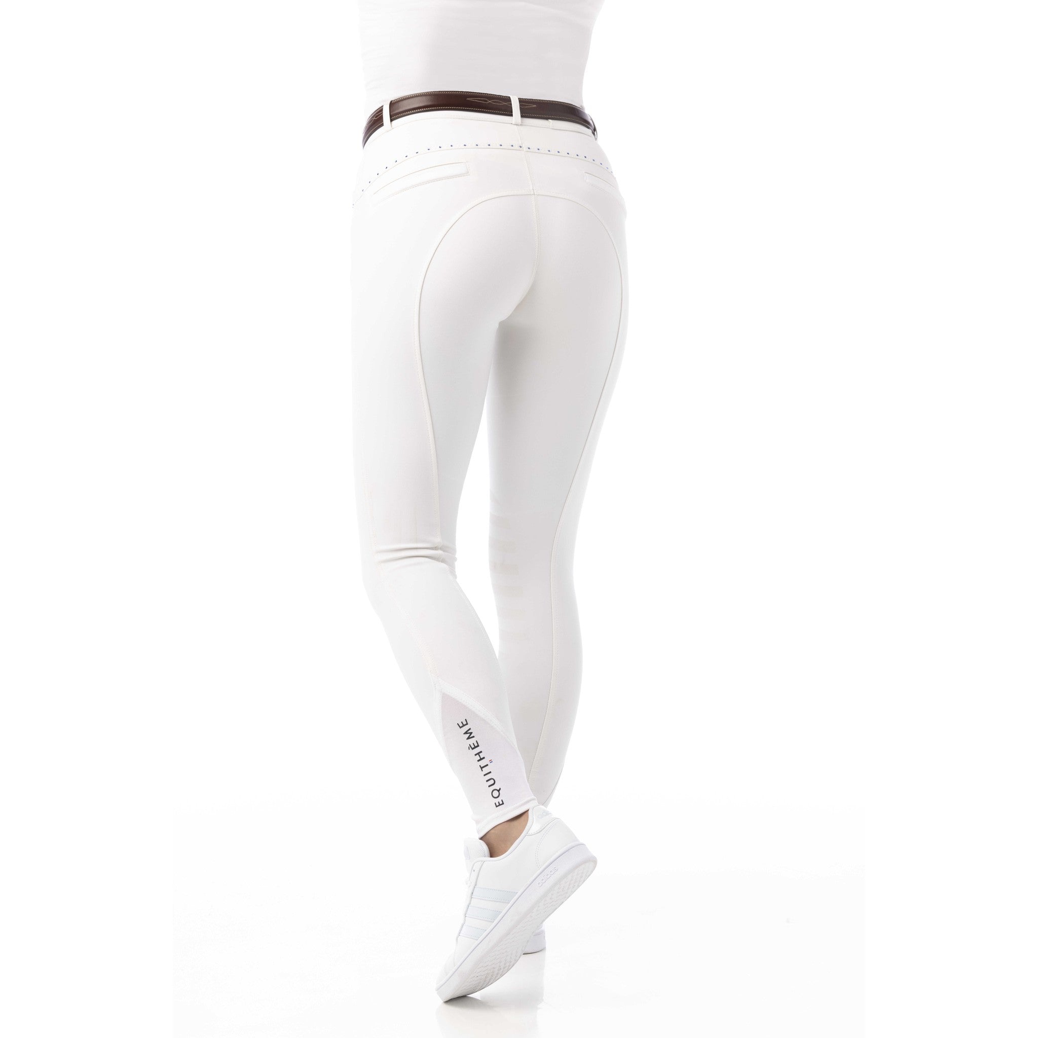 EQUITHÈME Safir Breeches - Children White/blue 979356114