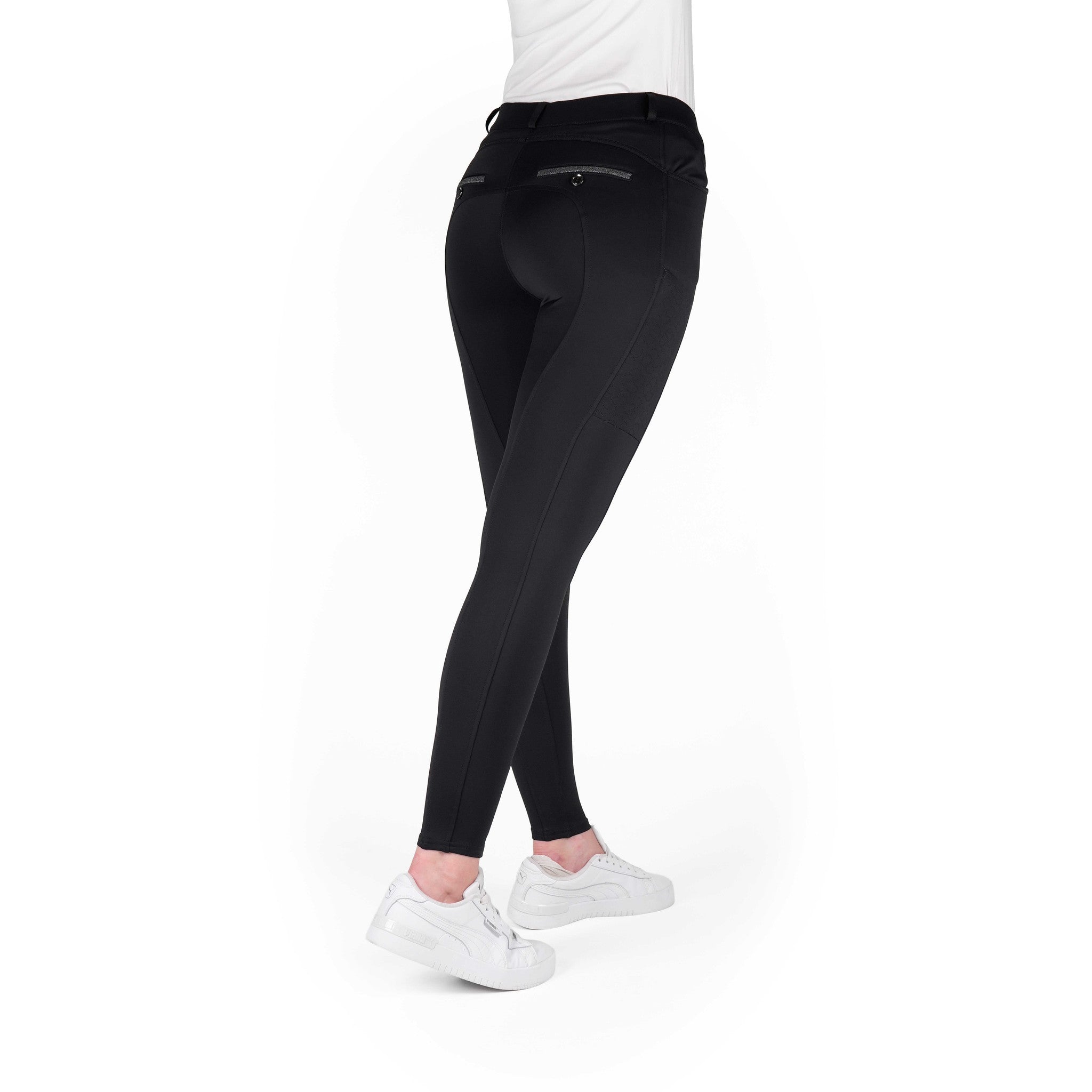 EQUITHÈME Capucine Breeches - Ladies Black 979861236