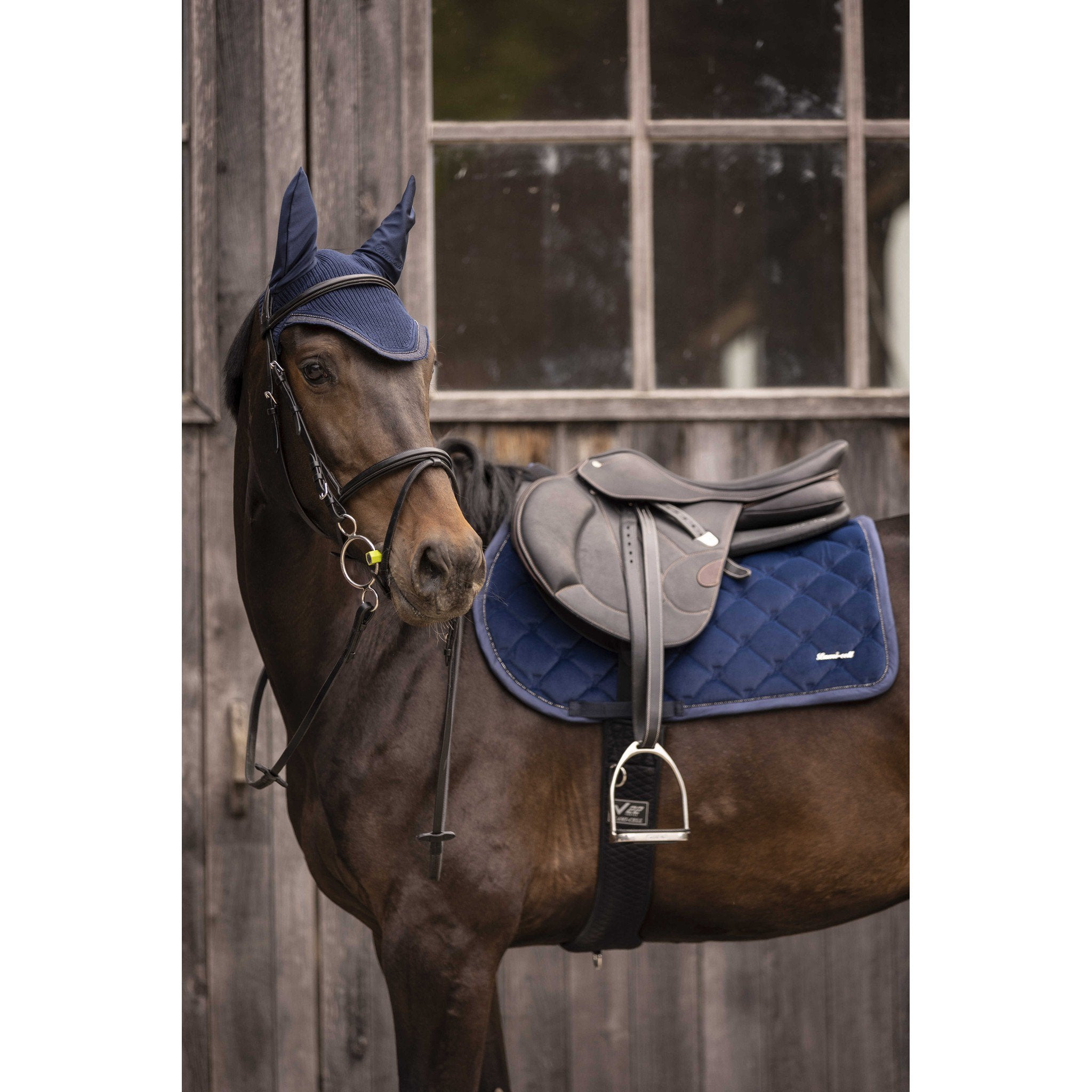 Lami-Cell Galaxy Velvet Saddle Pad - All purpose Navy blue 220033307