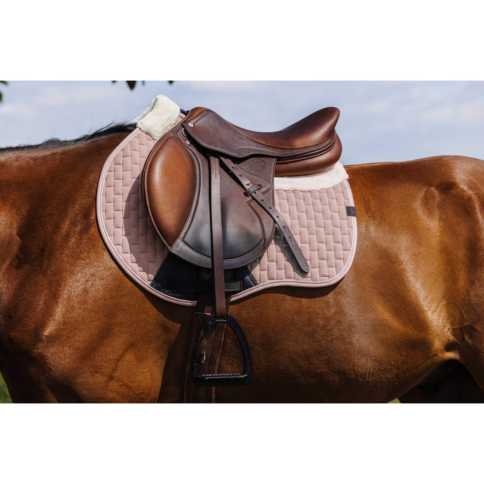 EQUITHÈME Dinard Saddle Pad - All purpose Beige 204007005