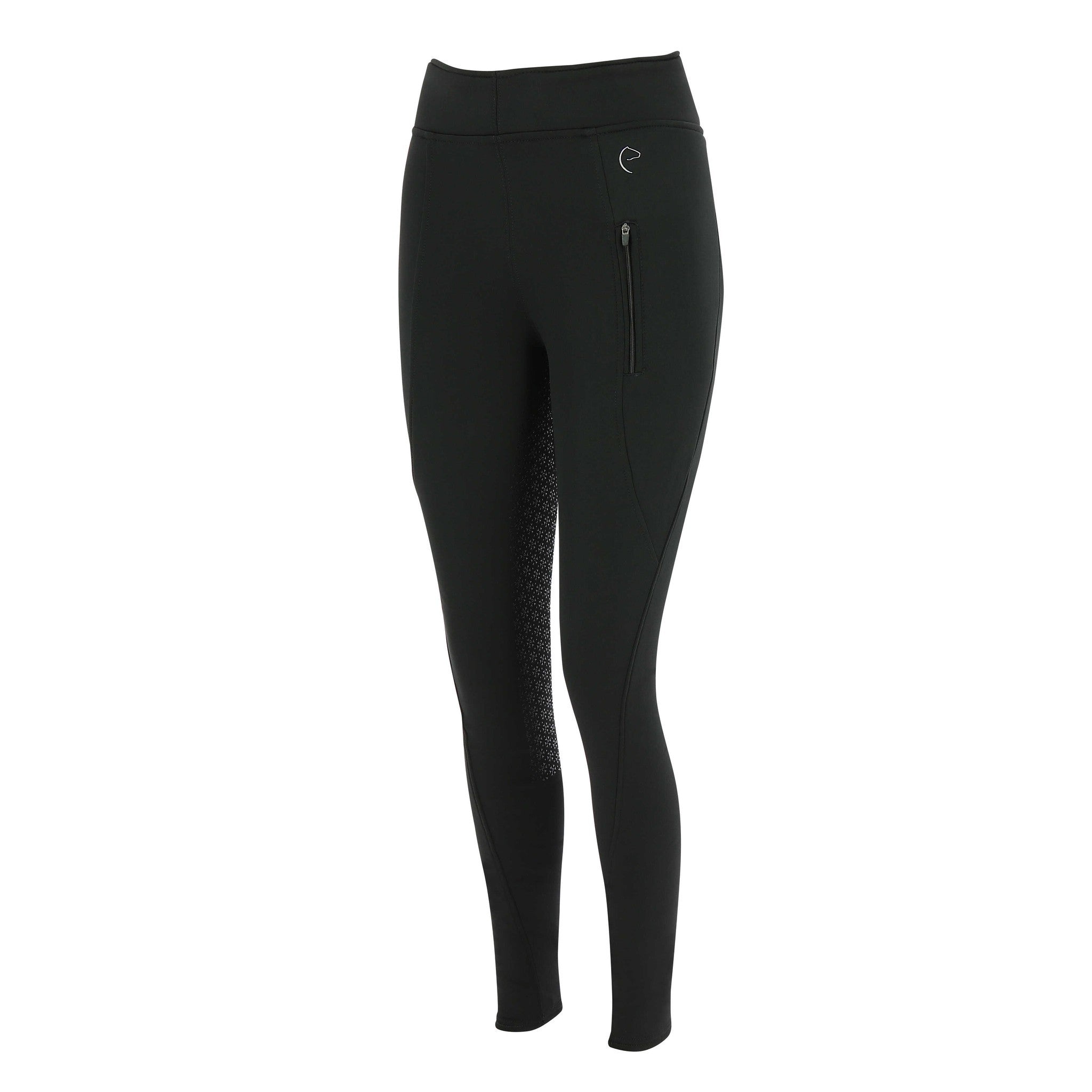EQUITHÈME Dolomyt softshell Leggings full silicone - Ladies Black 979143236