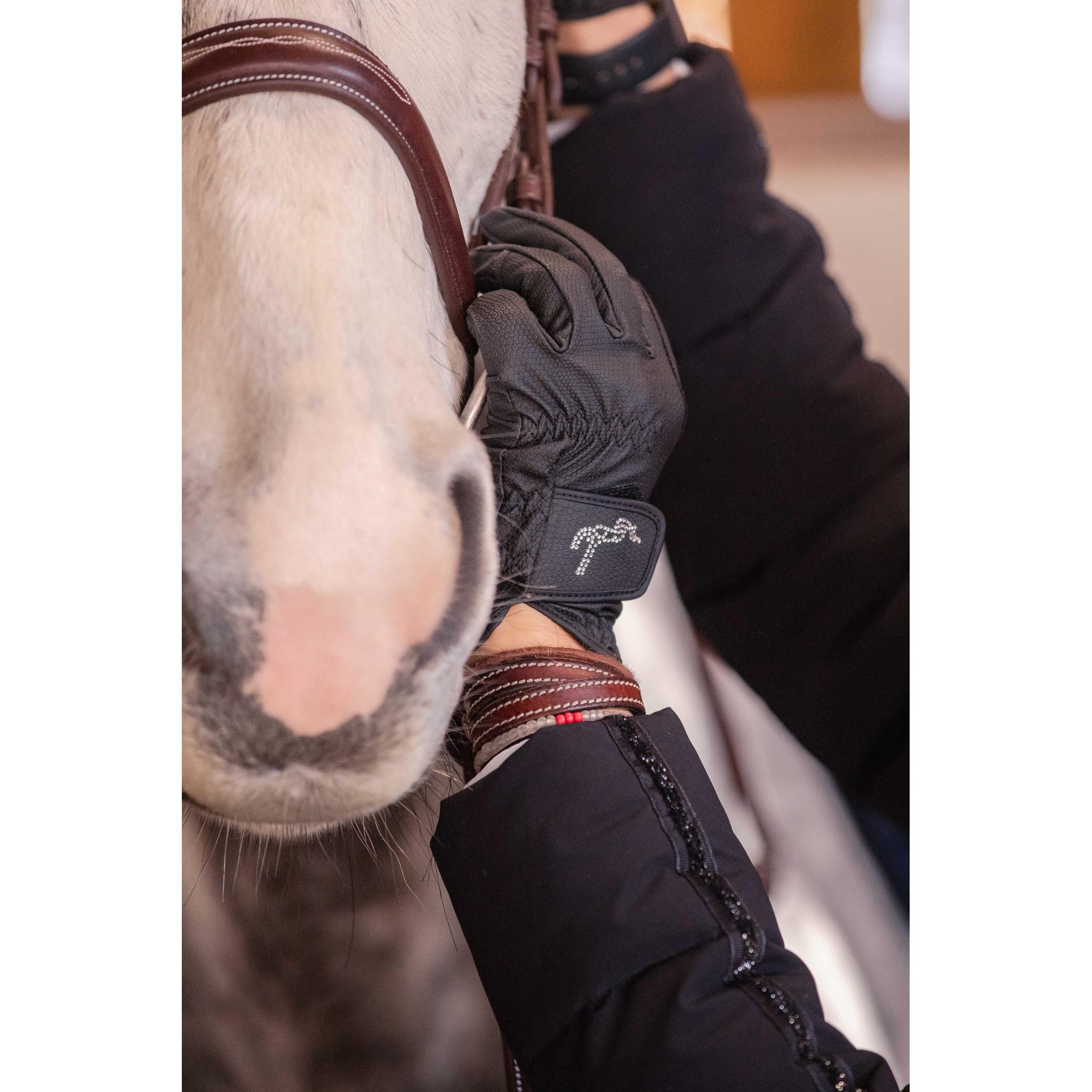 Pénélope Lyoni Riding Gloves Black 930806265