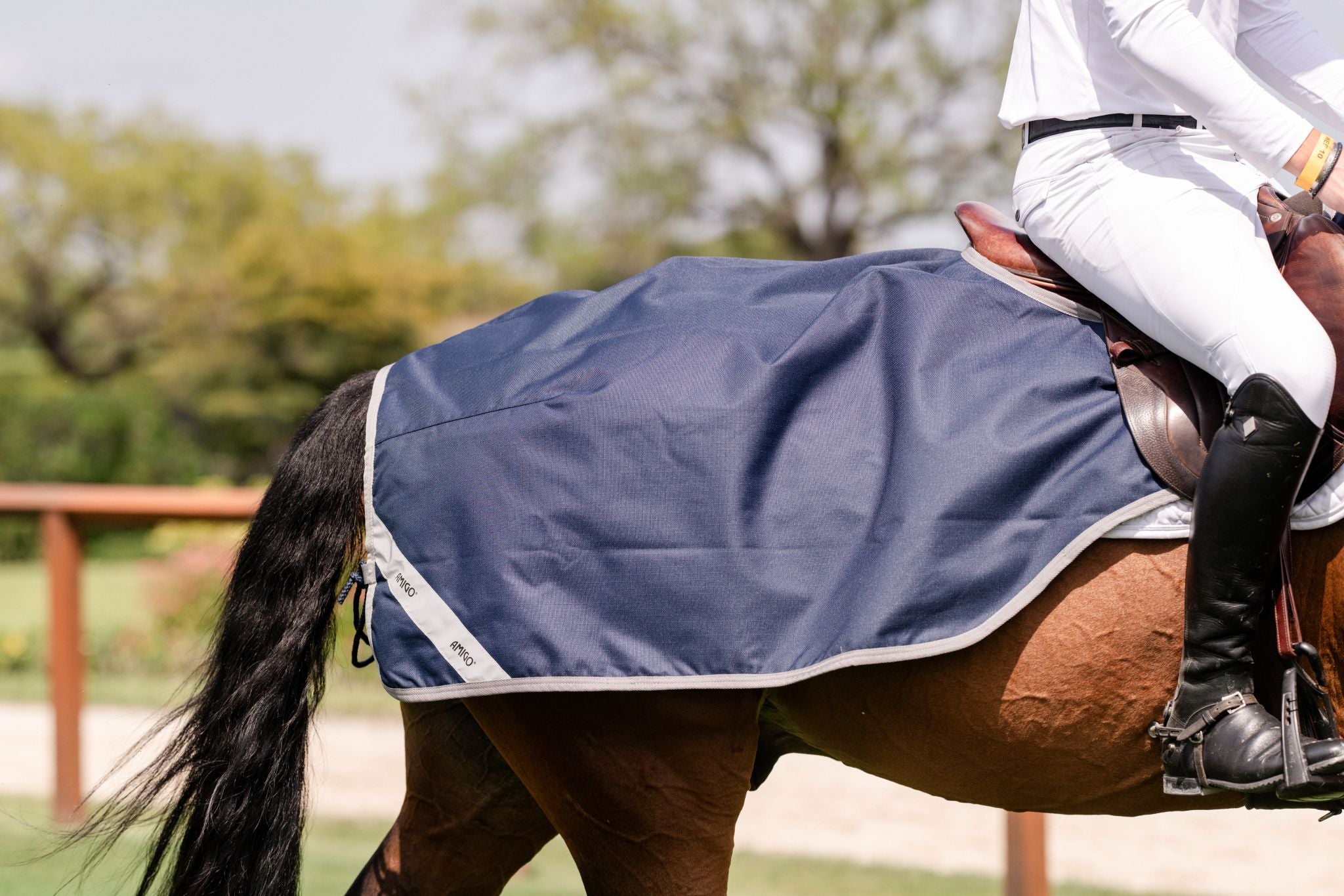 Horseware Amigo Ripstop Exercise sheet Navy blue/grey
