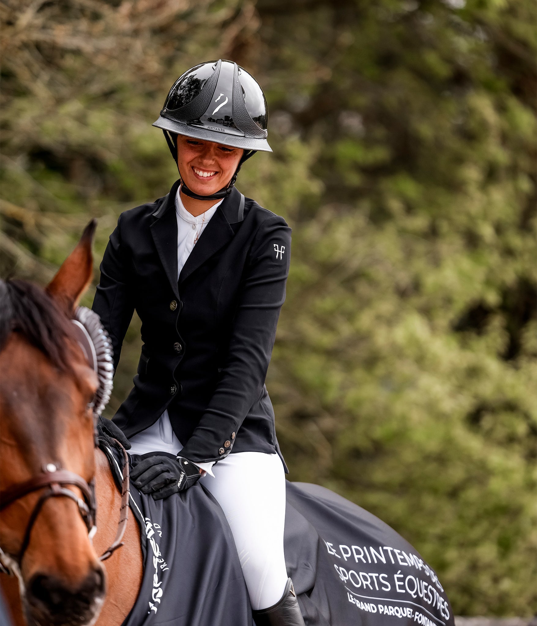 Horse Pilot Aeromade Jacket Women - Black (logo Silver)