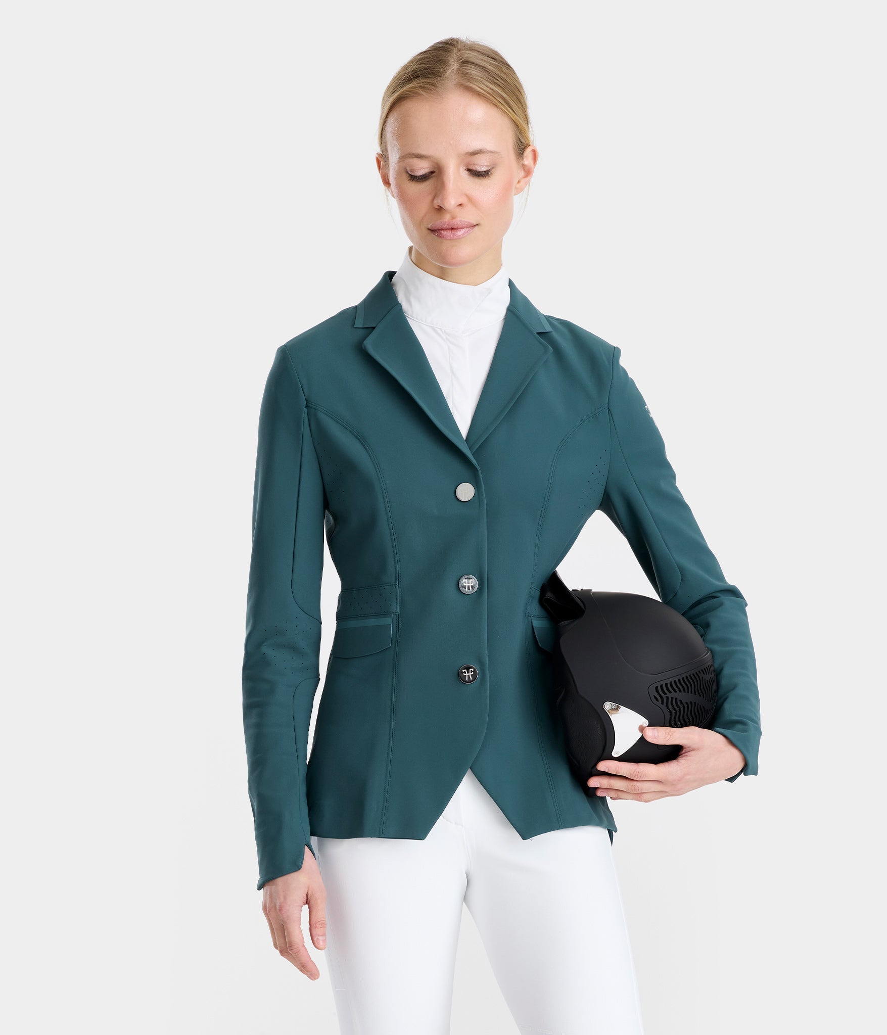 HORSE PILOT Aeromade Jacket Women - Balsam Green (logo silver)