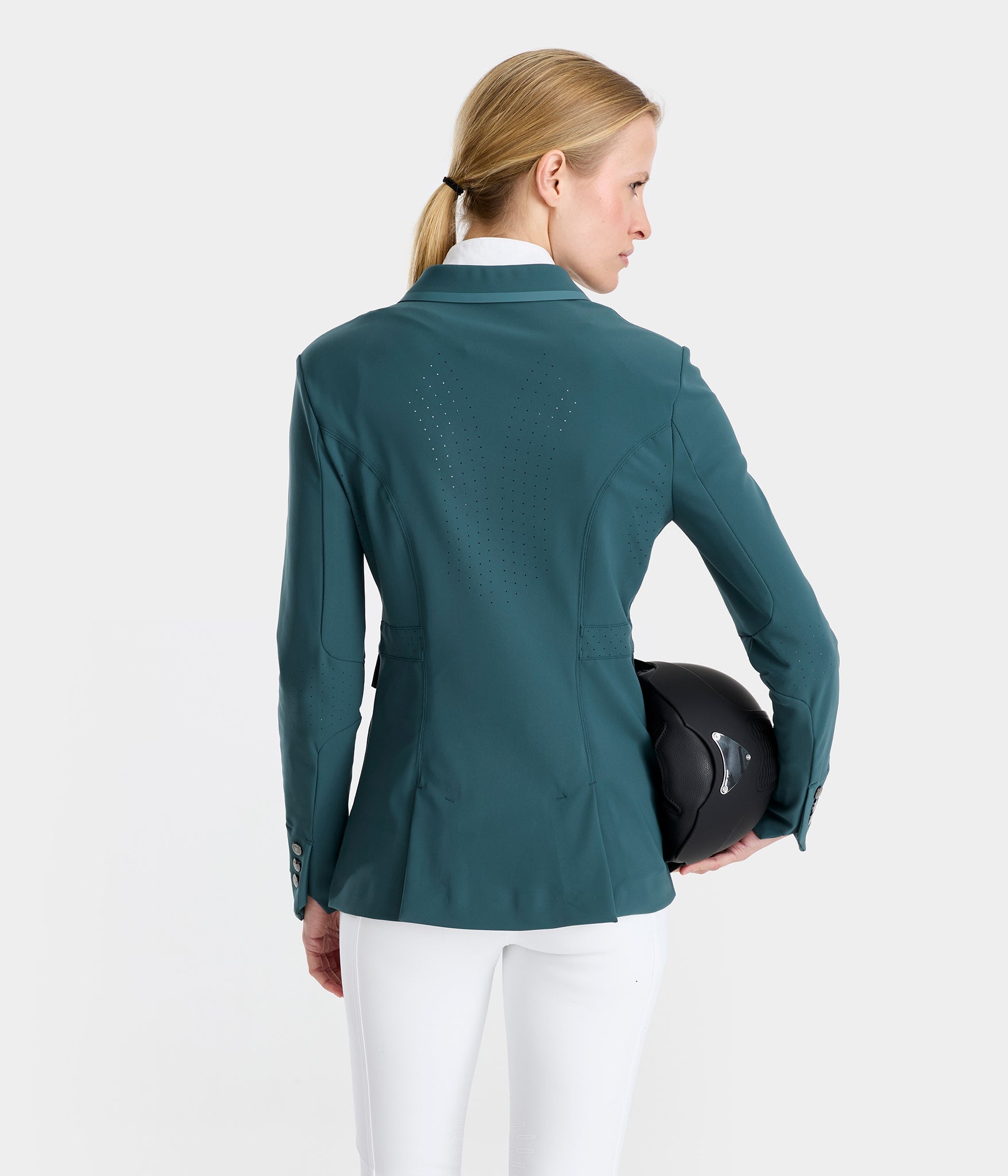 HORSE PILOT Aeromade Jacket Women - Balsam Green (logo silver)