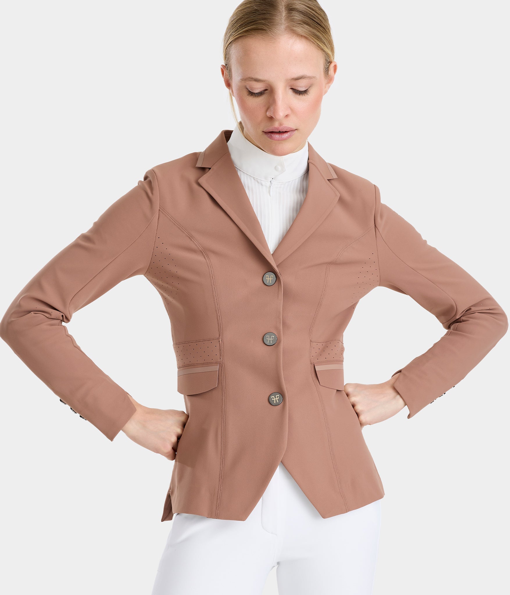 HORSE PILOT Aeromade Jacket Women - Dark Night (logo silver)