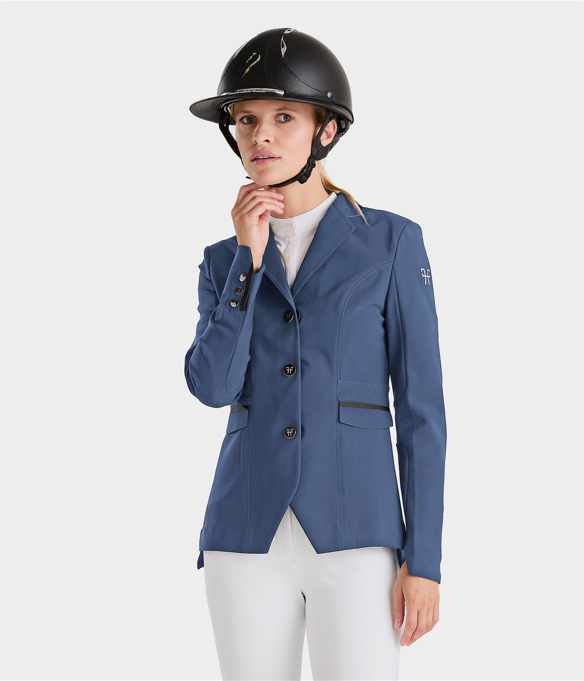 HORSE PILOT Aeromade Jacket Women - Black (logo silver)