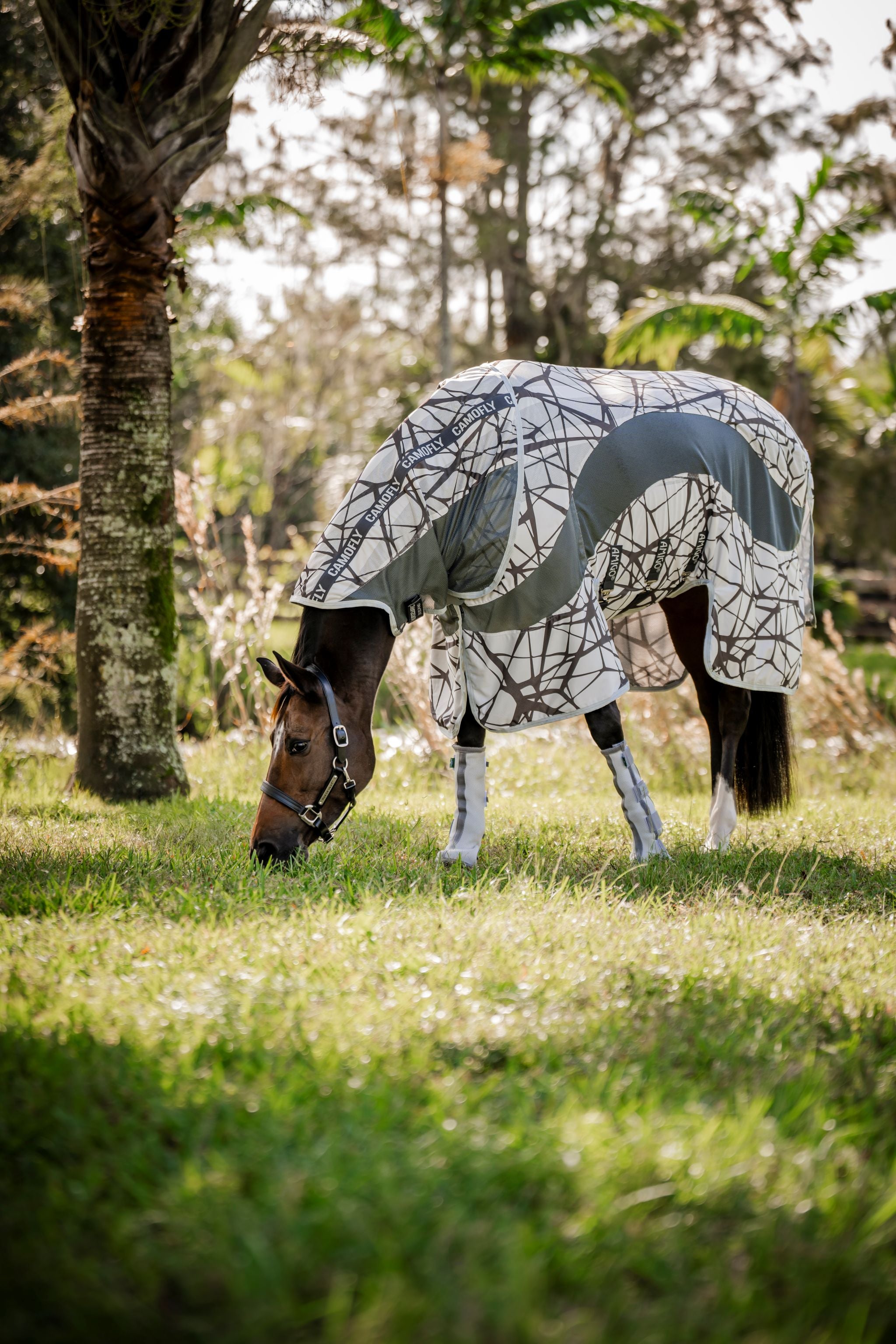 Horseware Amigo CamoFly fly sheet Grey