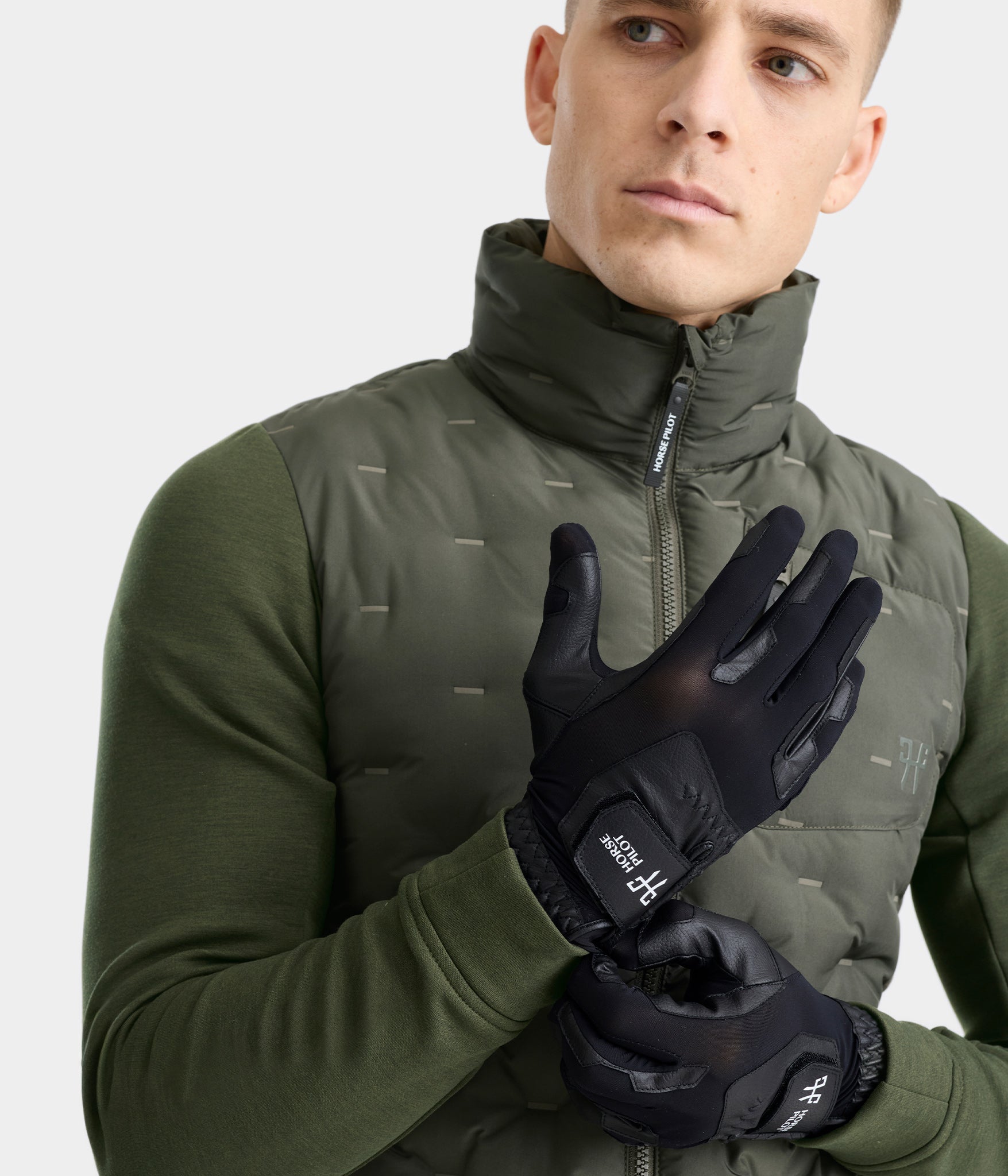 HORSE PILOT Competition Gloves - Black