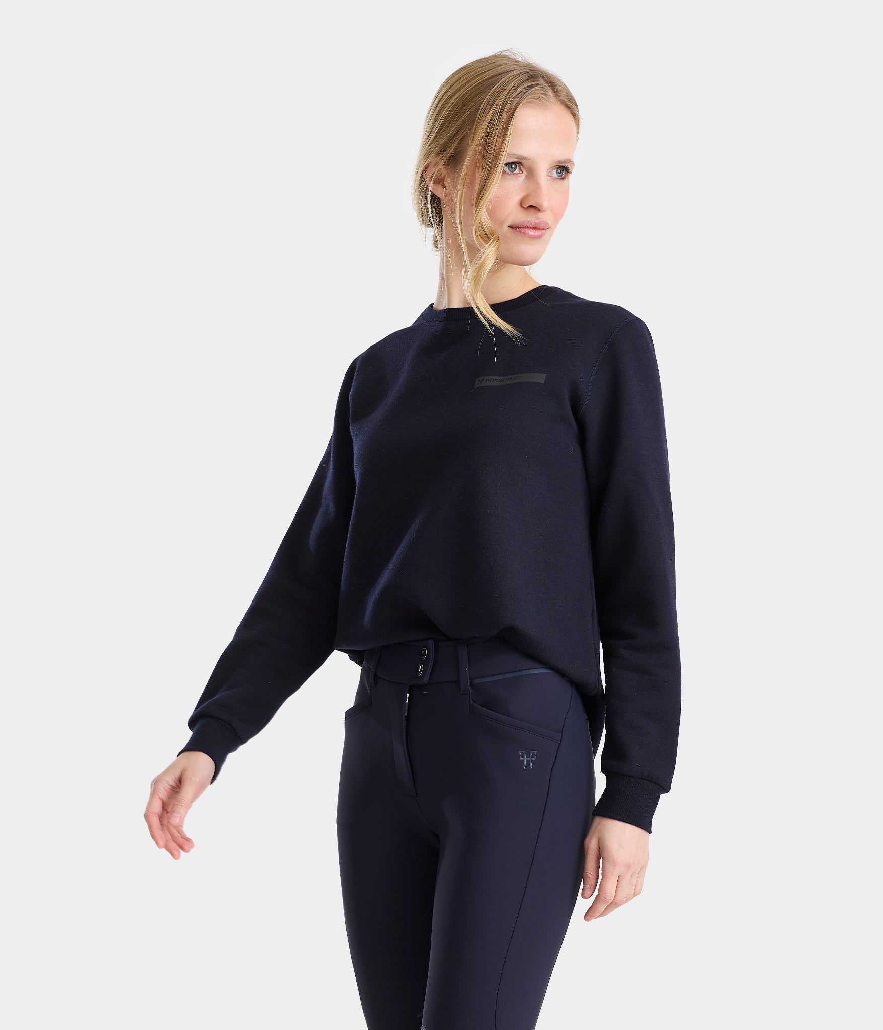 HORSE PILOT Merinos Sweatshirt Women - Dark Night