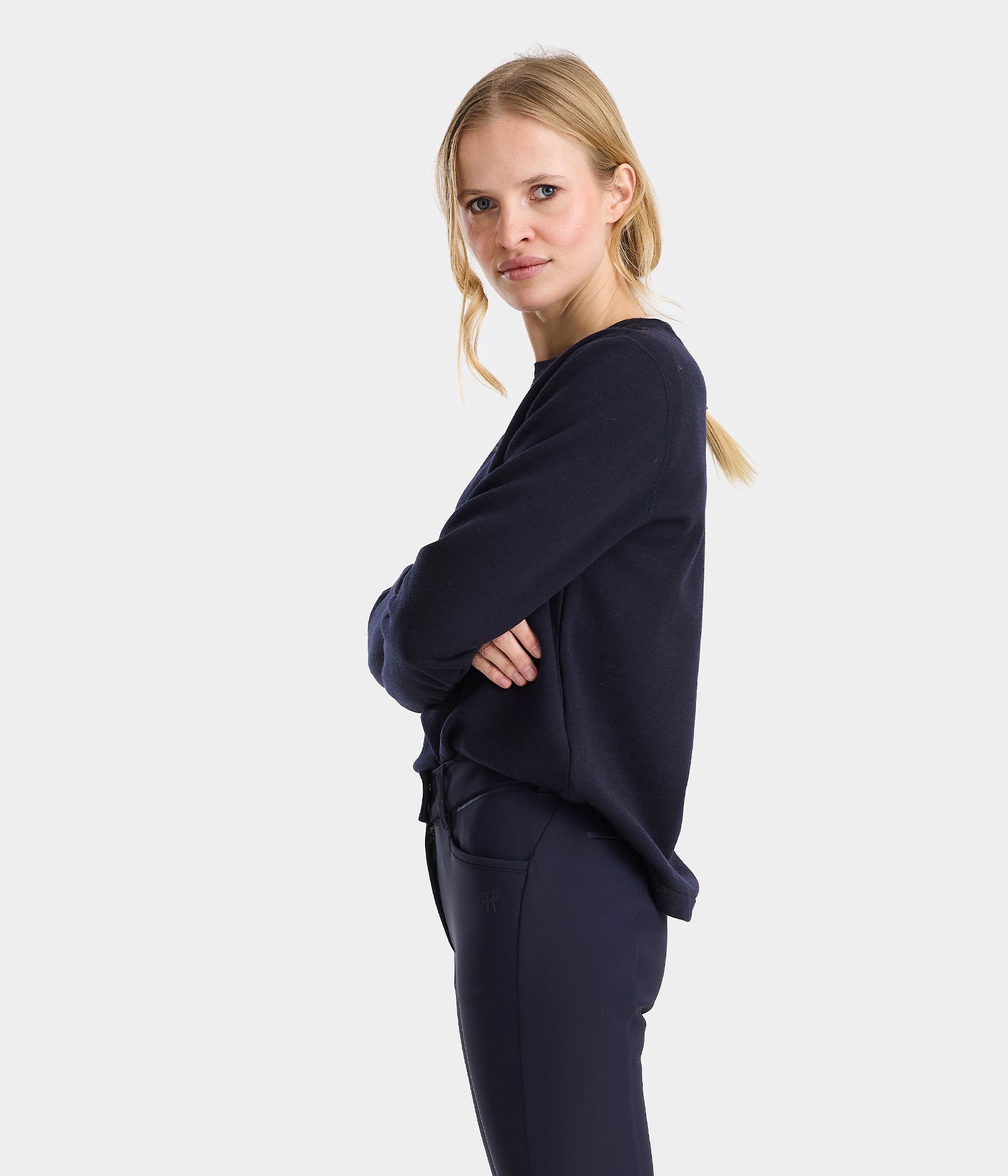 HORSE PILOT Merinos Sweatshirt Women - Dark Night