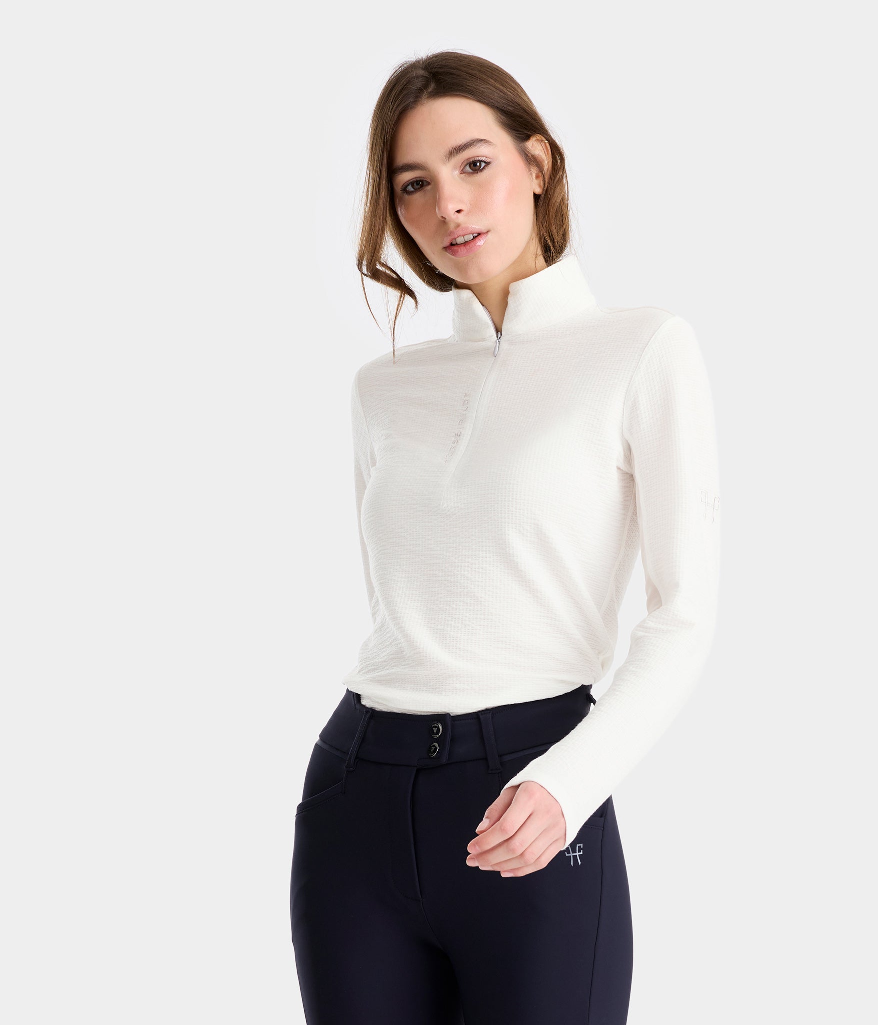 HORSE PILOT Suntech Shirt Women - Wind Grey