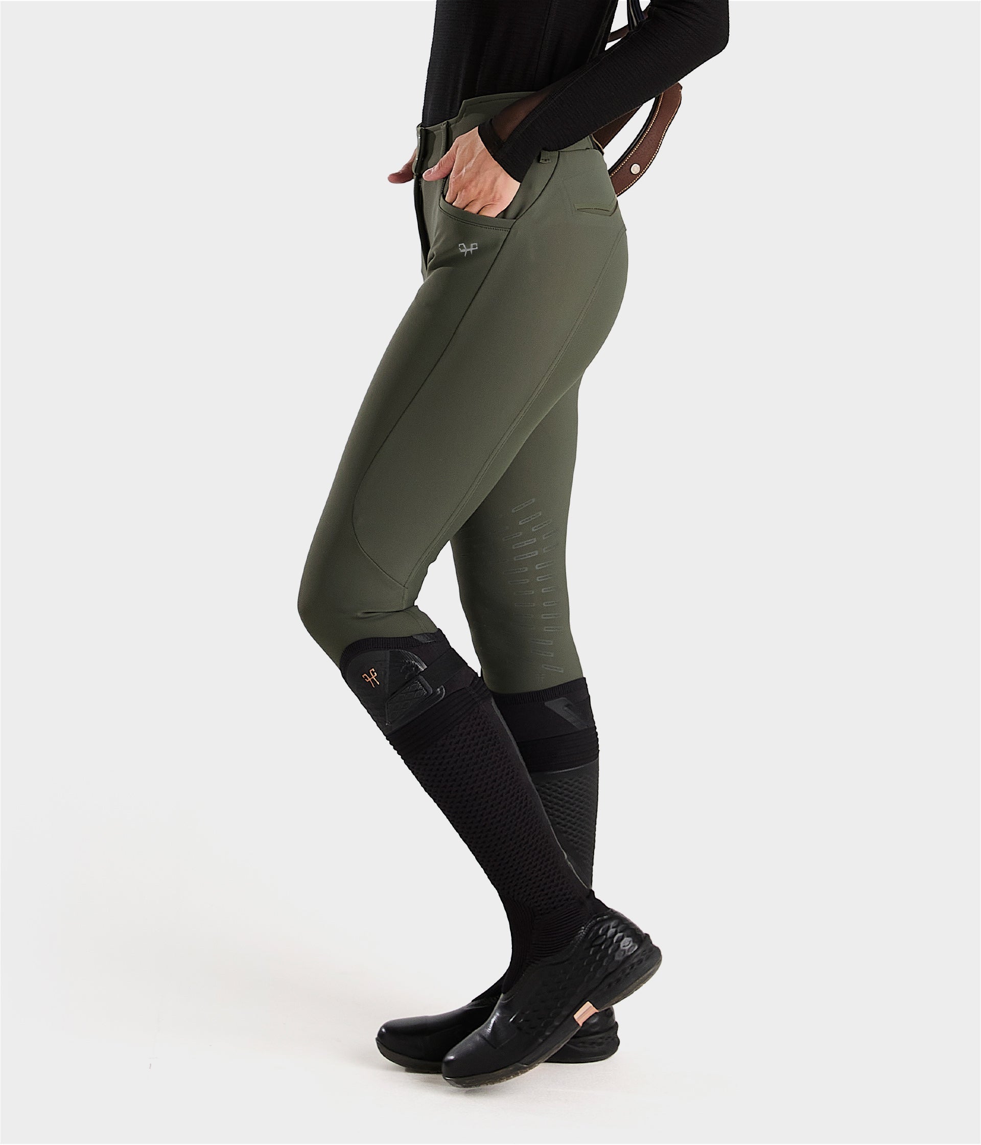 Horse Pilot X Perform Iconic Breeches Women - Forest Night