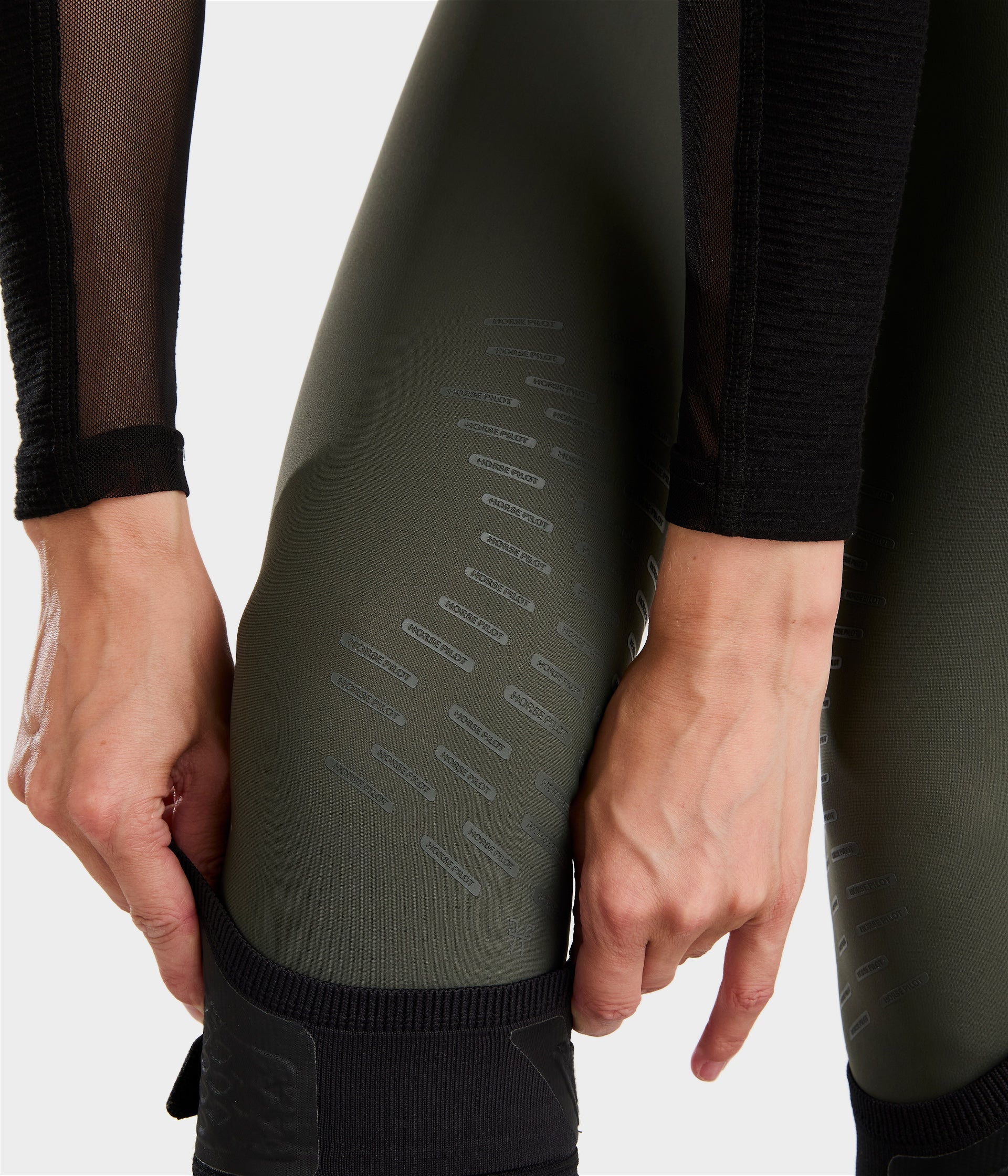 Horse Pilot X Perform Iconic Breeches Women - Forest Night