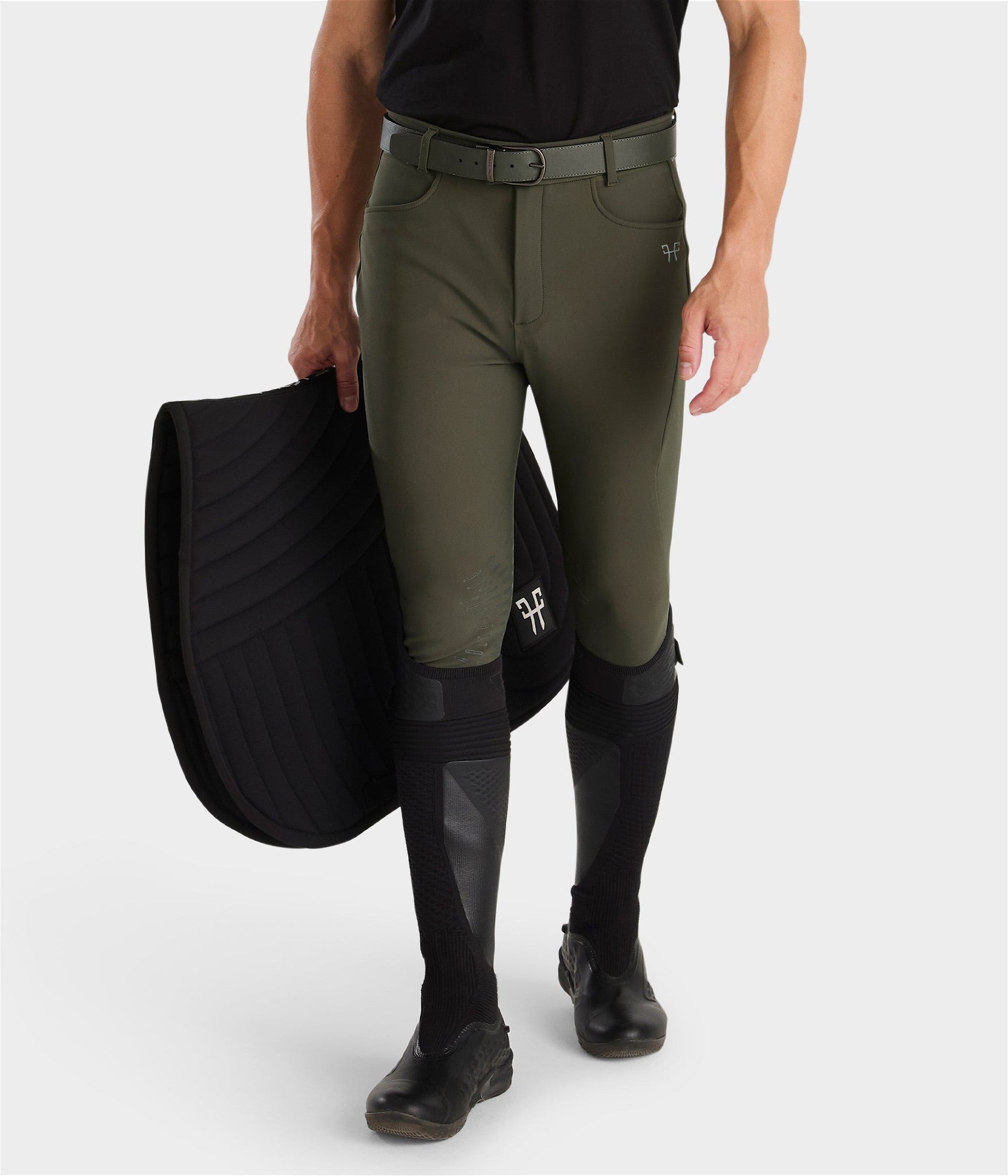 Horse Pilot X Perform Iconic Breeches Men - Forest Night