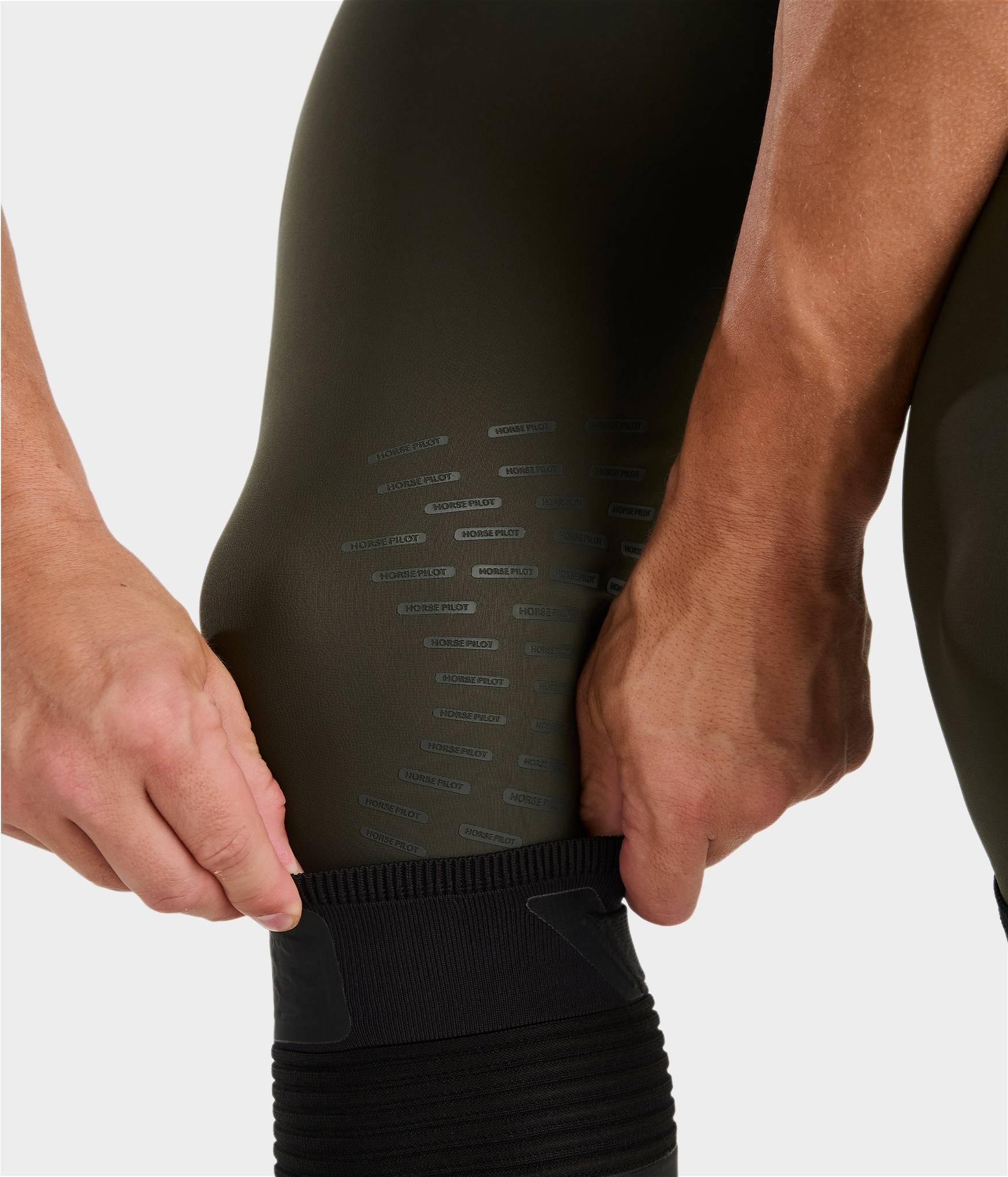Horse Pilot X Perform Iconic Breeches Men - Forest Night