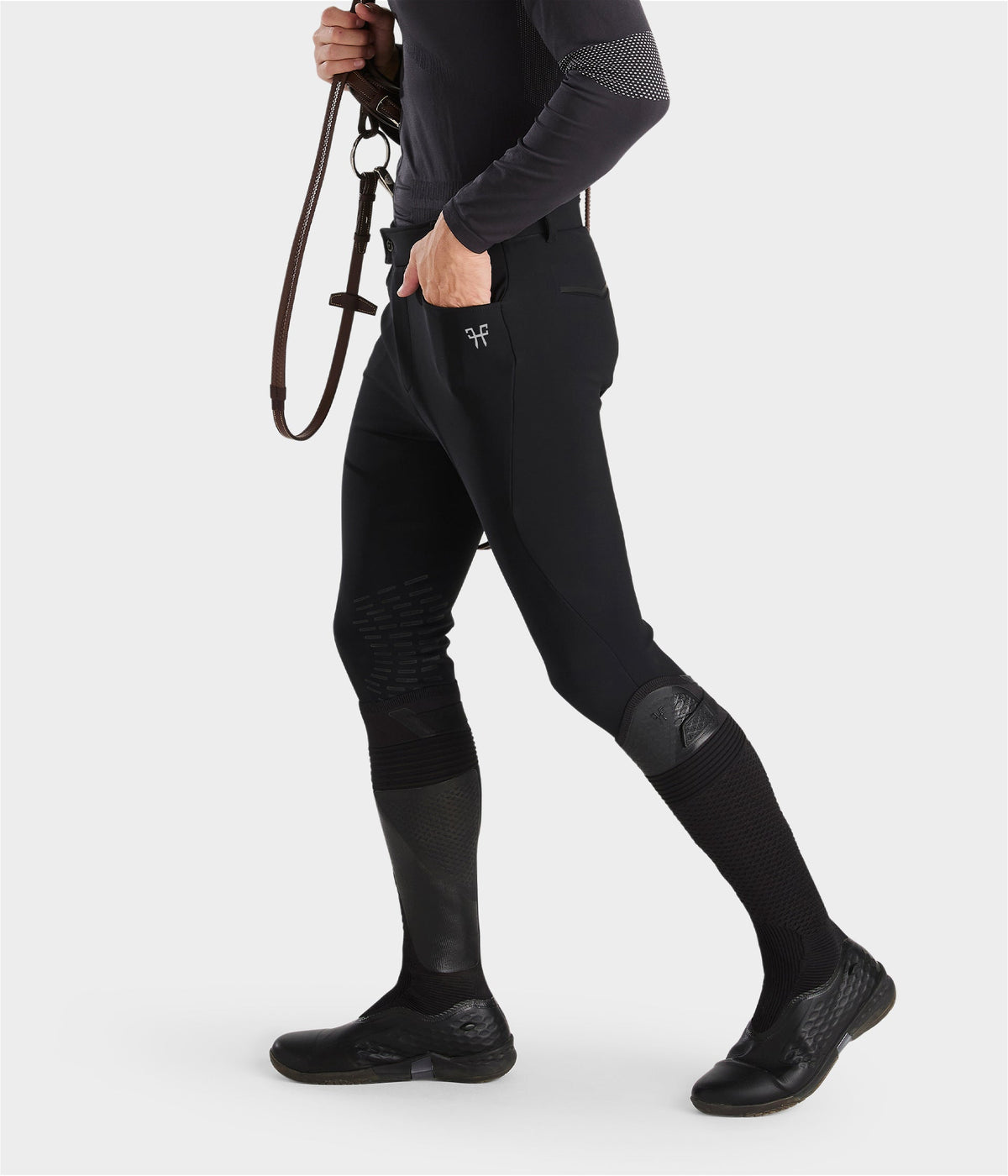 Horse Pilot X Perform Iconic Breeches Men - Black