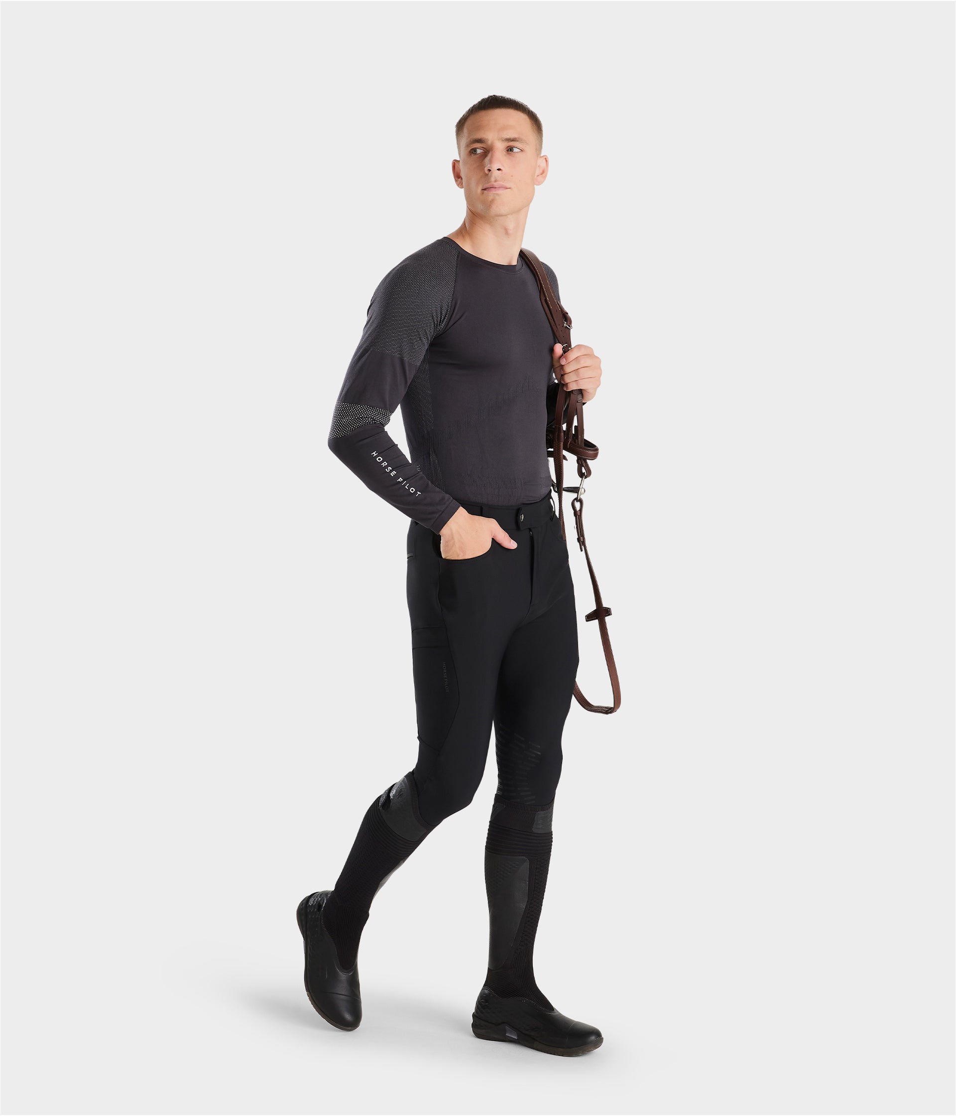 HORSE PILOT X perform ICONIC pant men - Forest Night