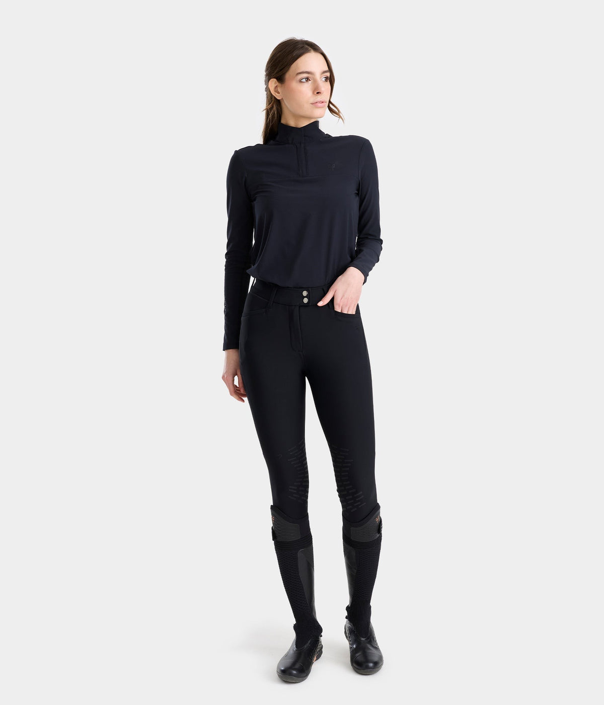 Horse Pilot X Perform Iconic Laura Kraut Breeches Women - Black