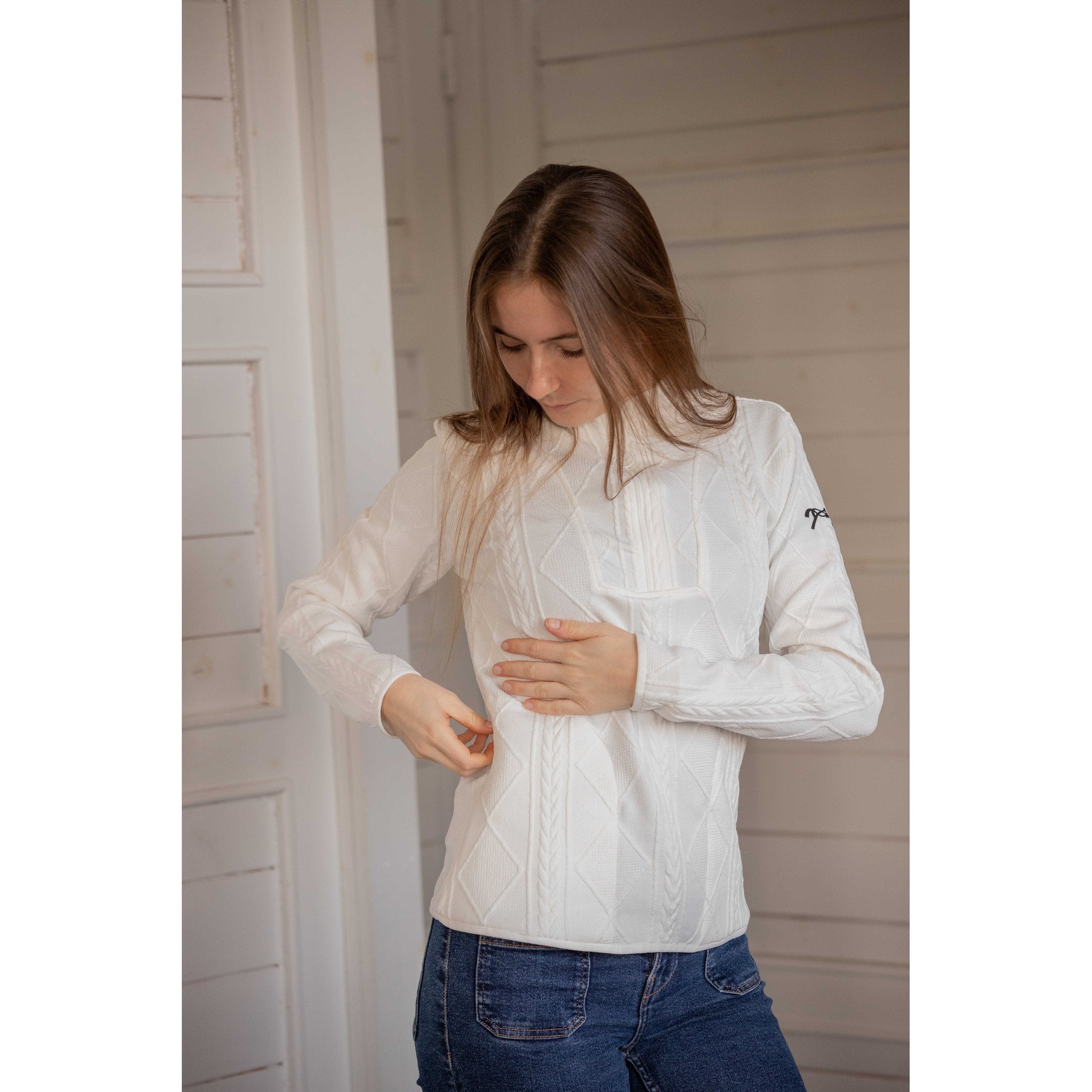 Penelope Violette Sweater - Women's Ecru - 963363051_ambi_9