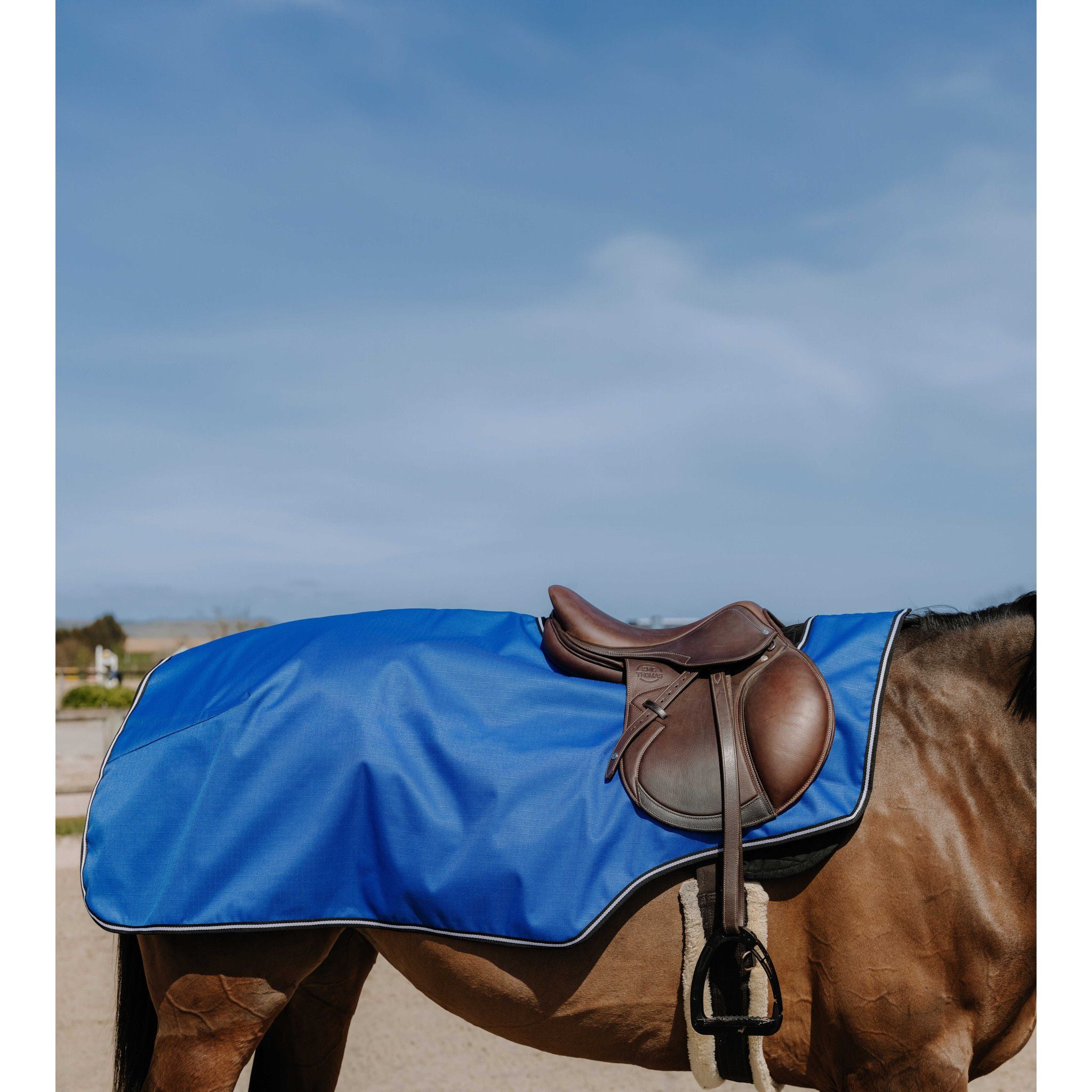 EQUITHÈME Tyrex 1200D polar fleece lined Exercise sheet Royal blue 400210455