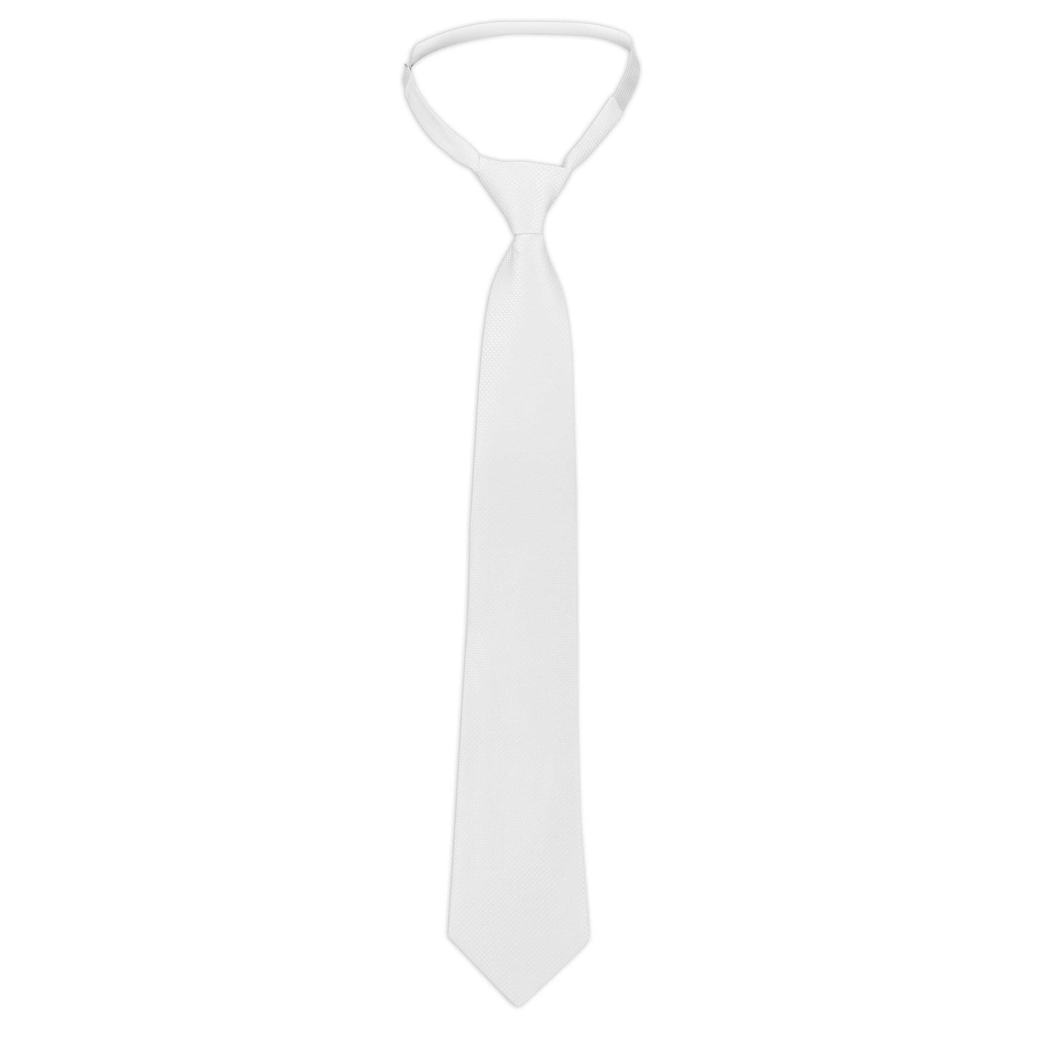 EQUITHÈME Trevira tie with elastic White 930203