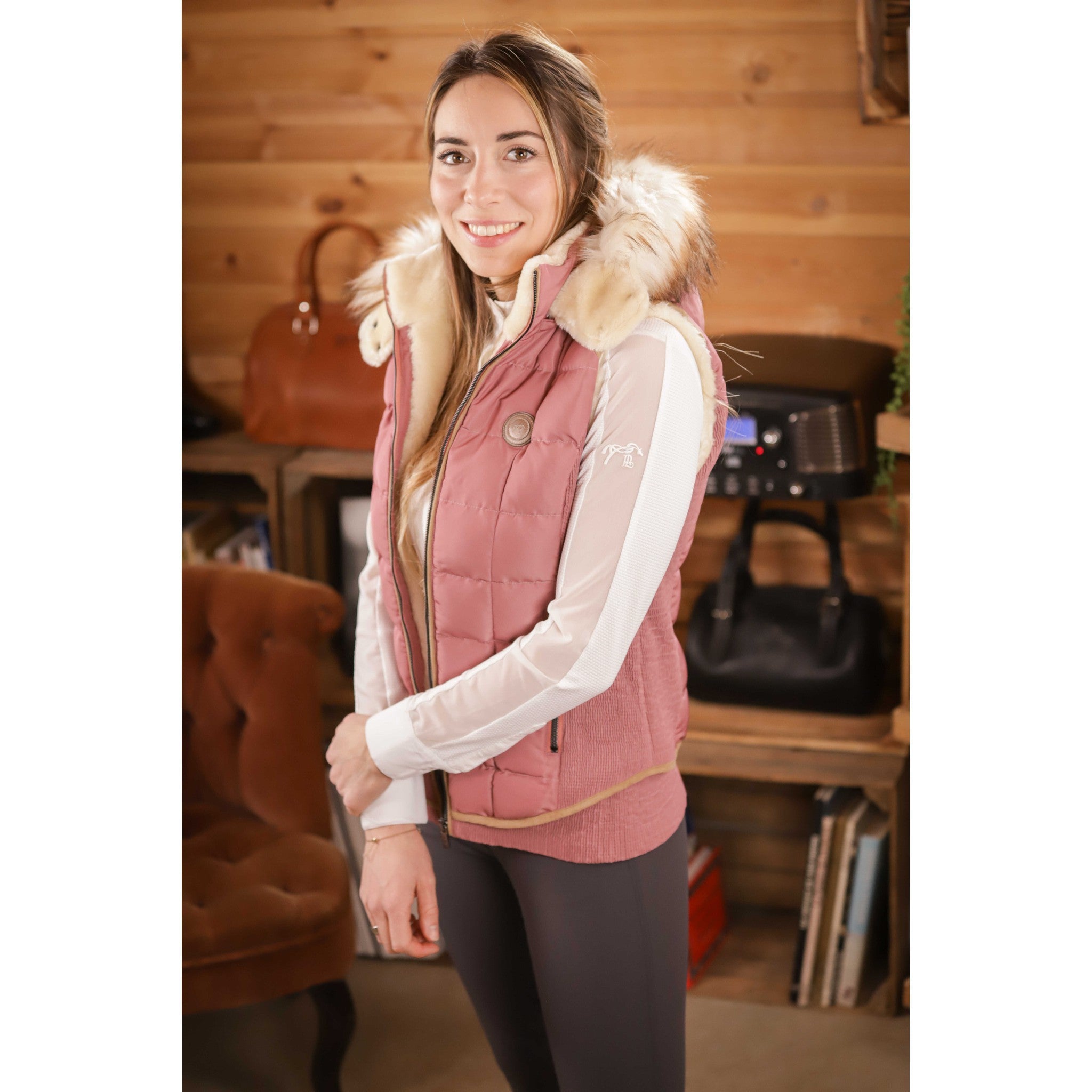 Pénélope New Roge Padded Jacket - Ladies Antique pink 978806160
