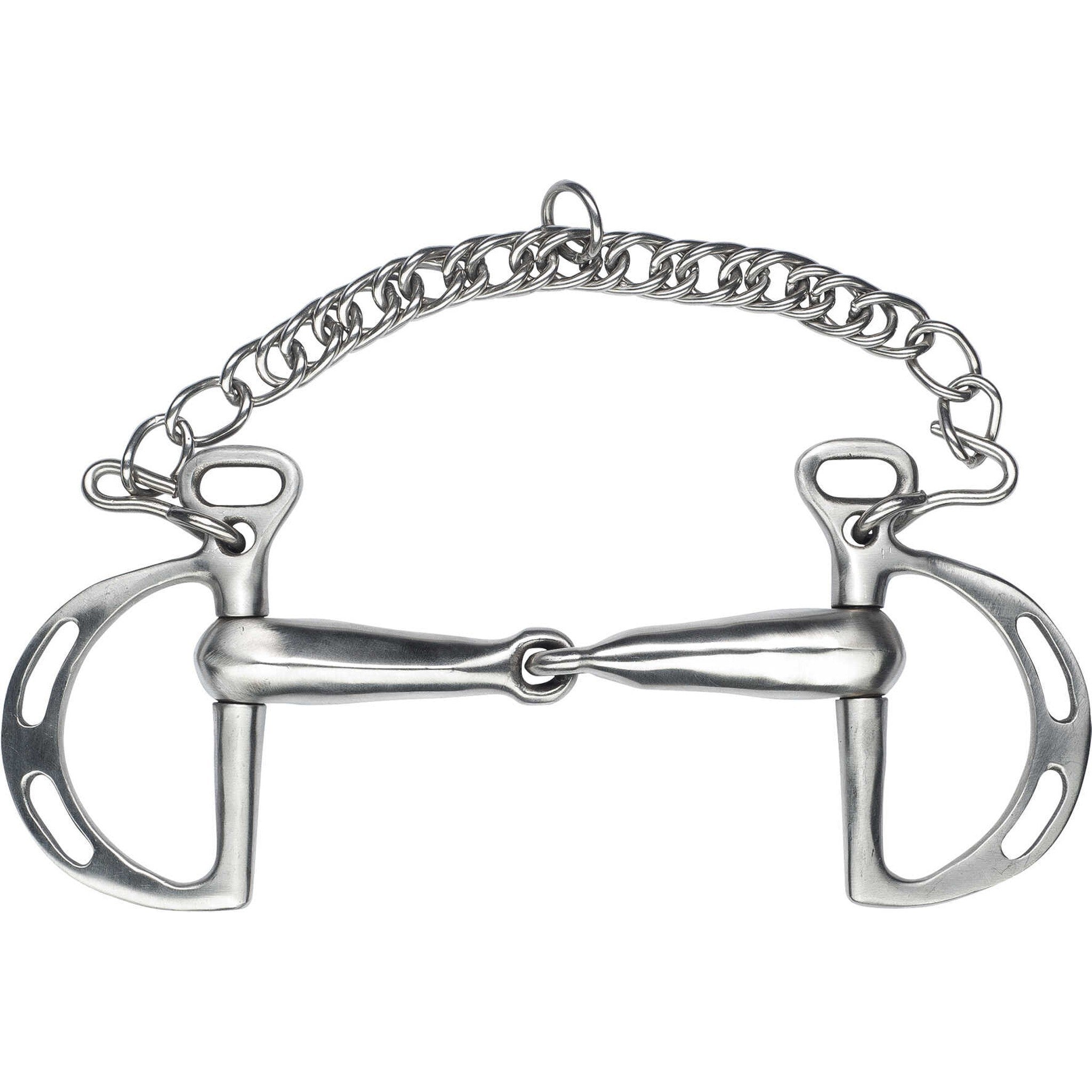 Kimberwick satin finish stainless steel slotted cheek 606644135