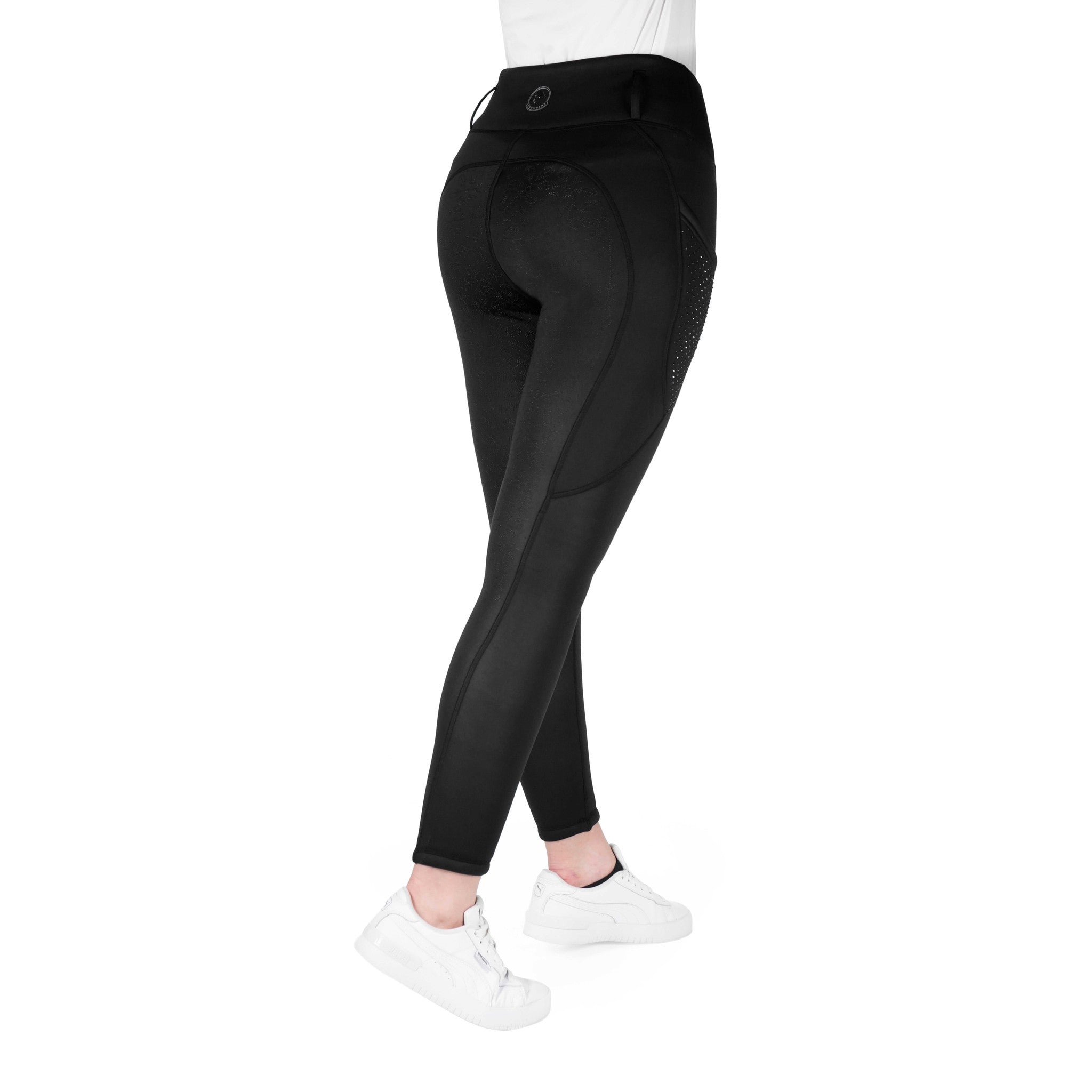 EQUITHÈME 'Je t'aime' Neva Leggings for Kids Black - 979168236_packshot_4
