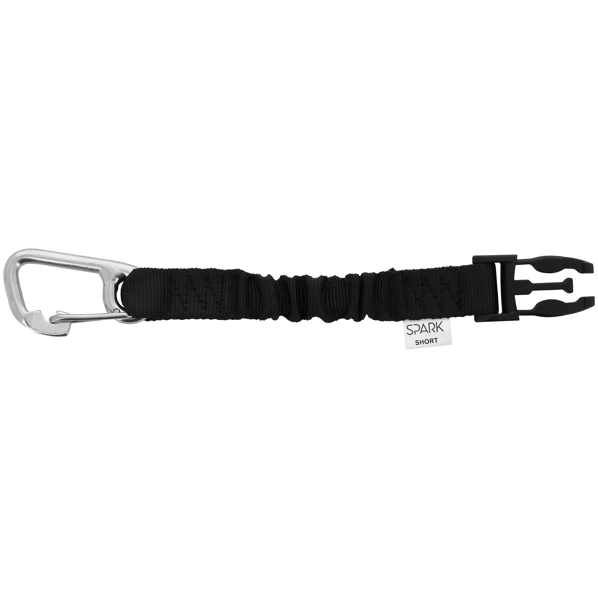 Spark Hippodrome and Manège Airbag Vest Attachment Cord with Carabiner Black 250227