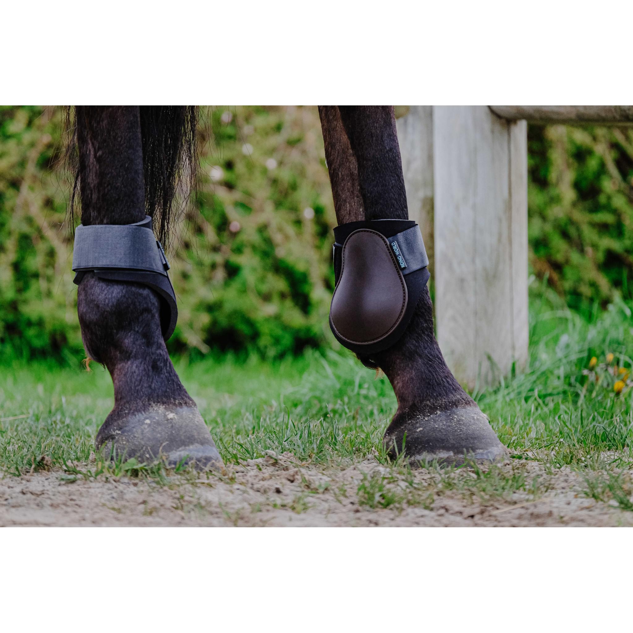 Riding World Fetlock boots chestnut brown 530122004