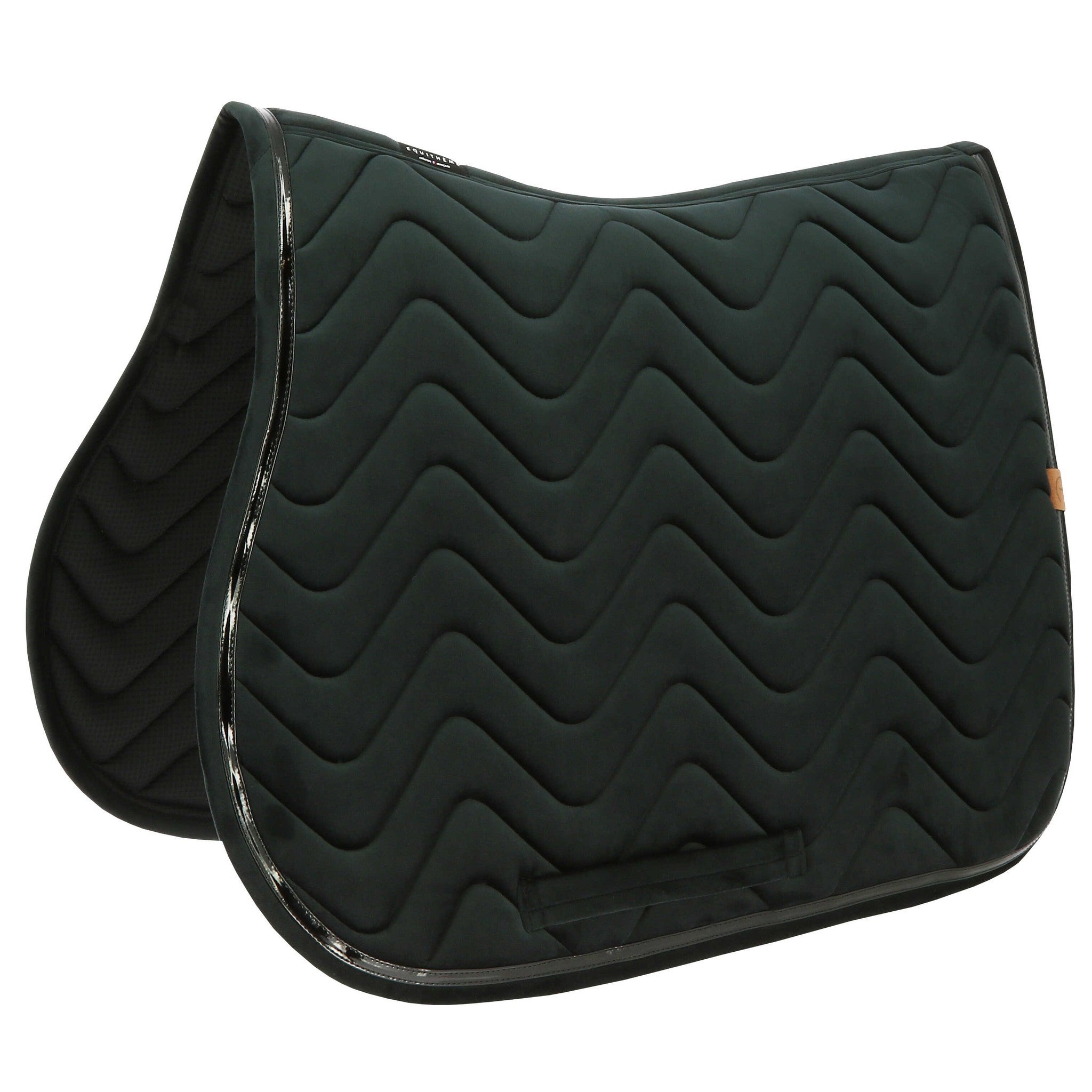 EQUITHÈME Glossy Saddle pad - All purpose Black 204761002