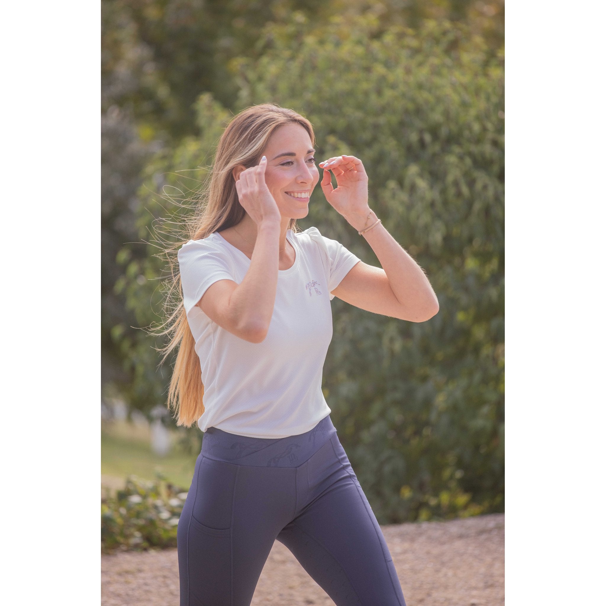 Penelope Techty Honey T-Shirt - Women's Ecru - 963425051_ambi_8