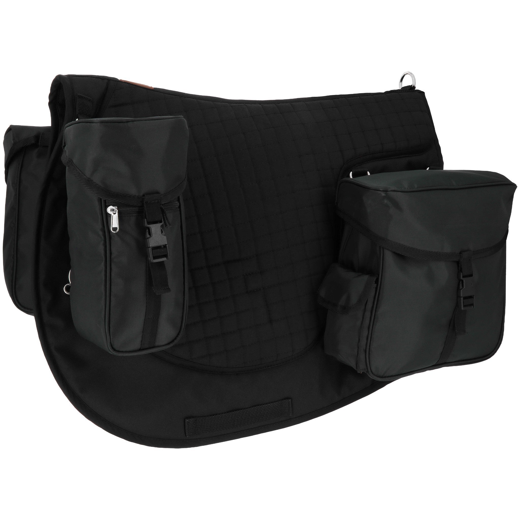 Randol's Trail Riding Pad with 4 Pouches Black 204482302