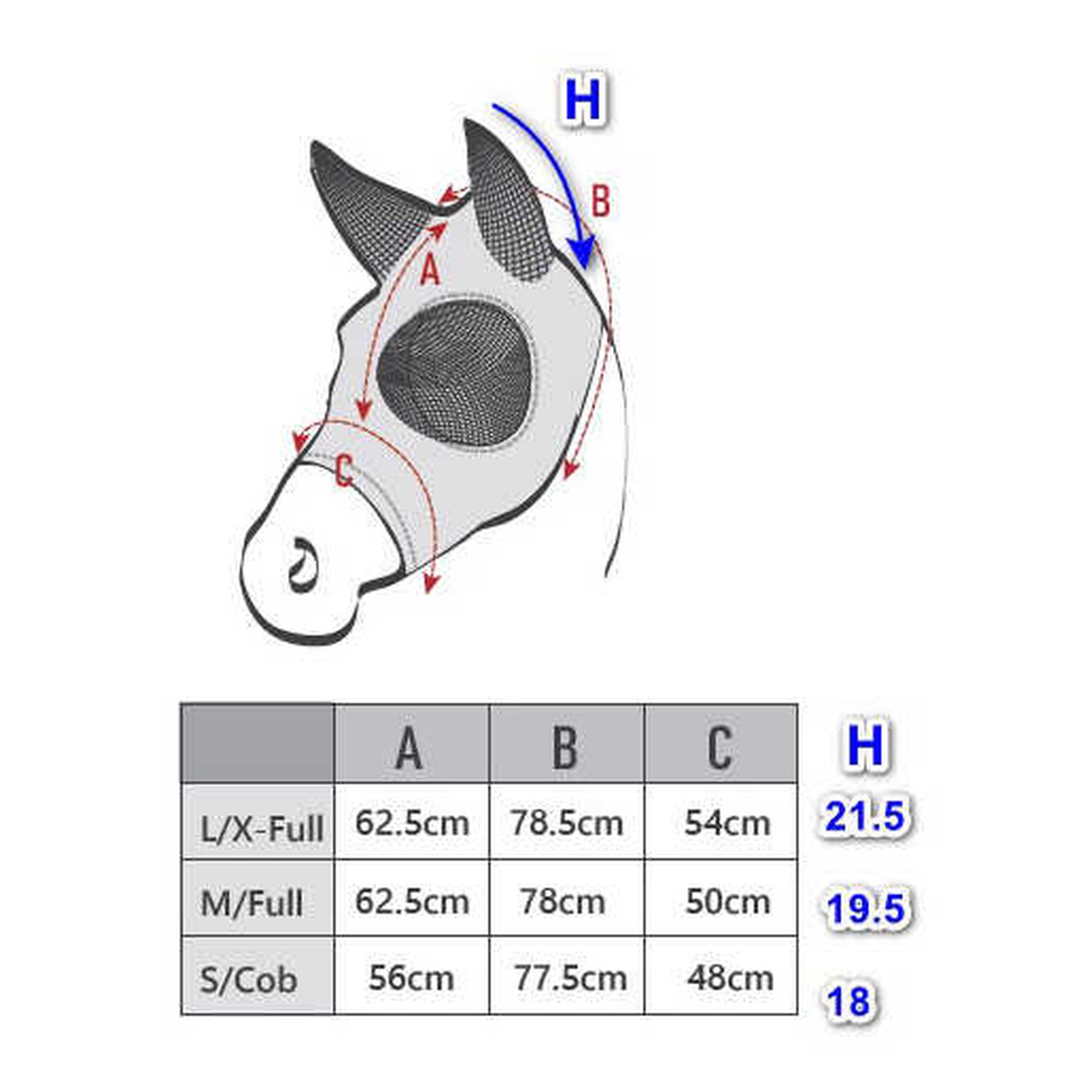 Lami-Cell Come Best Titanium Fly Mask Black 306043302