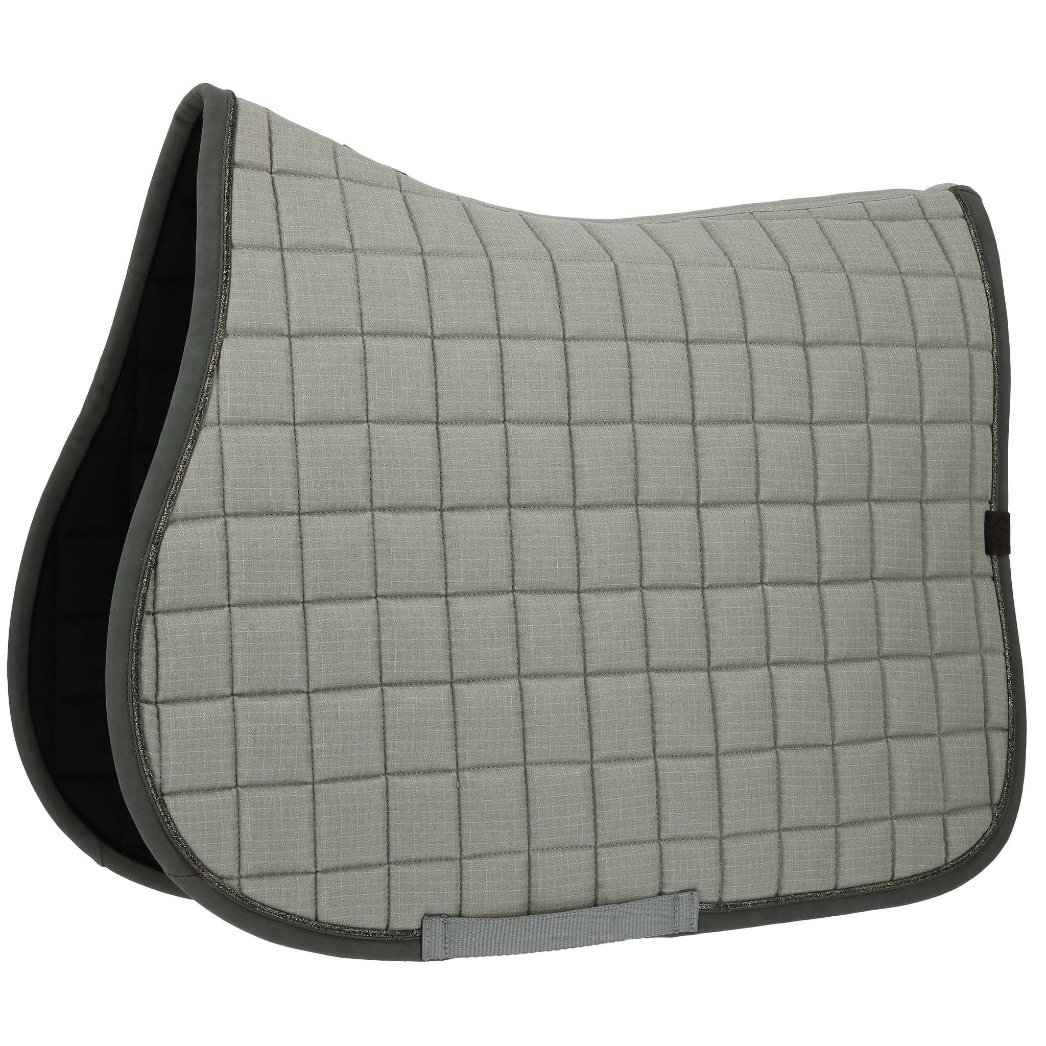 EQUITHÈME Chic saddle pad - All purpose Light grey 204001021