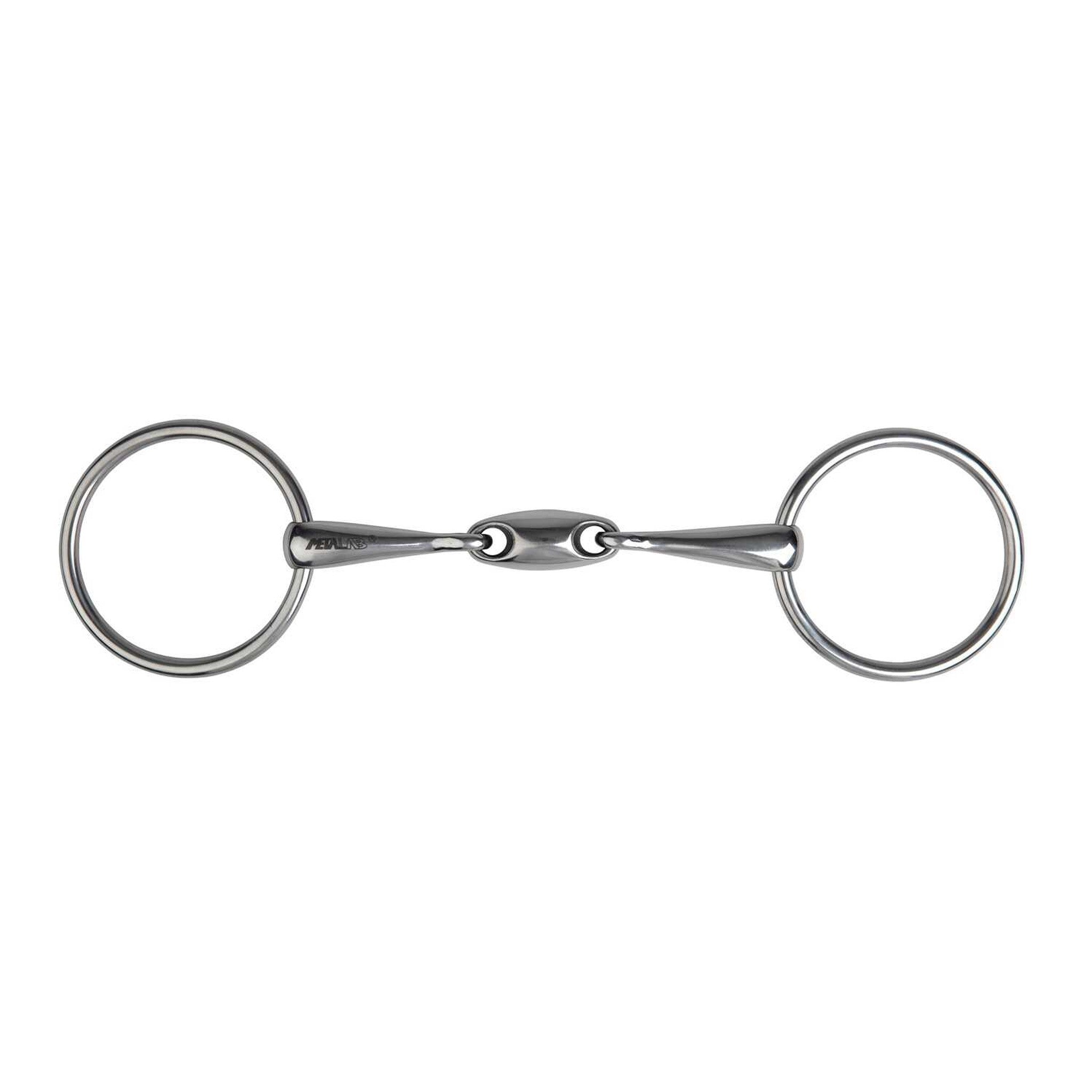 Metalab double jointed Snaffle bit 590012125