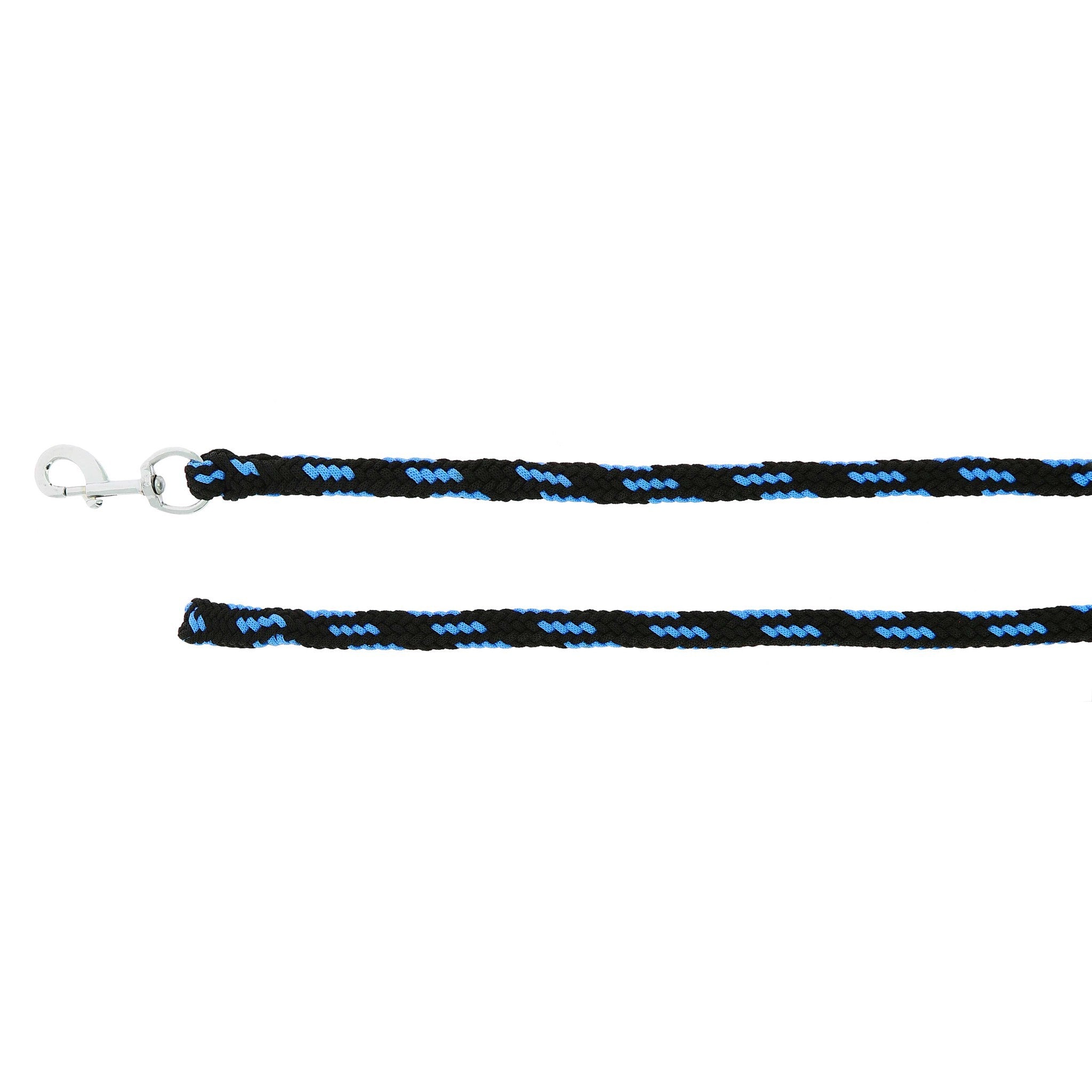 Norton synthetic sheepskin lead rope Black/sky blue 520016021