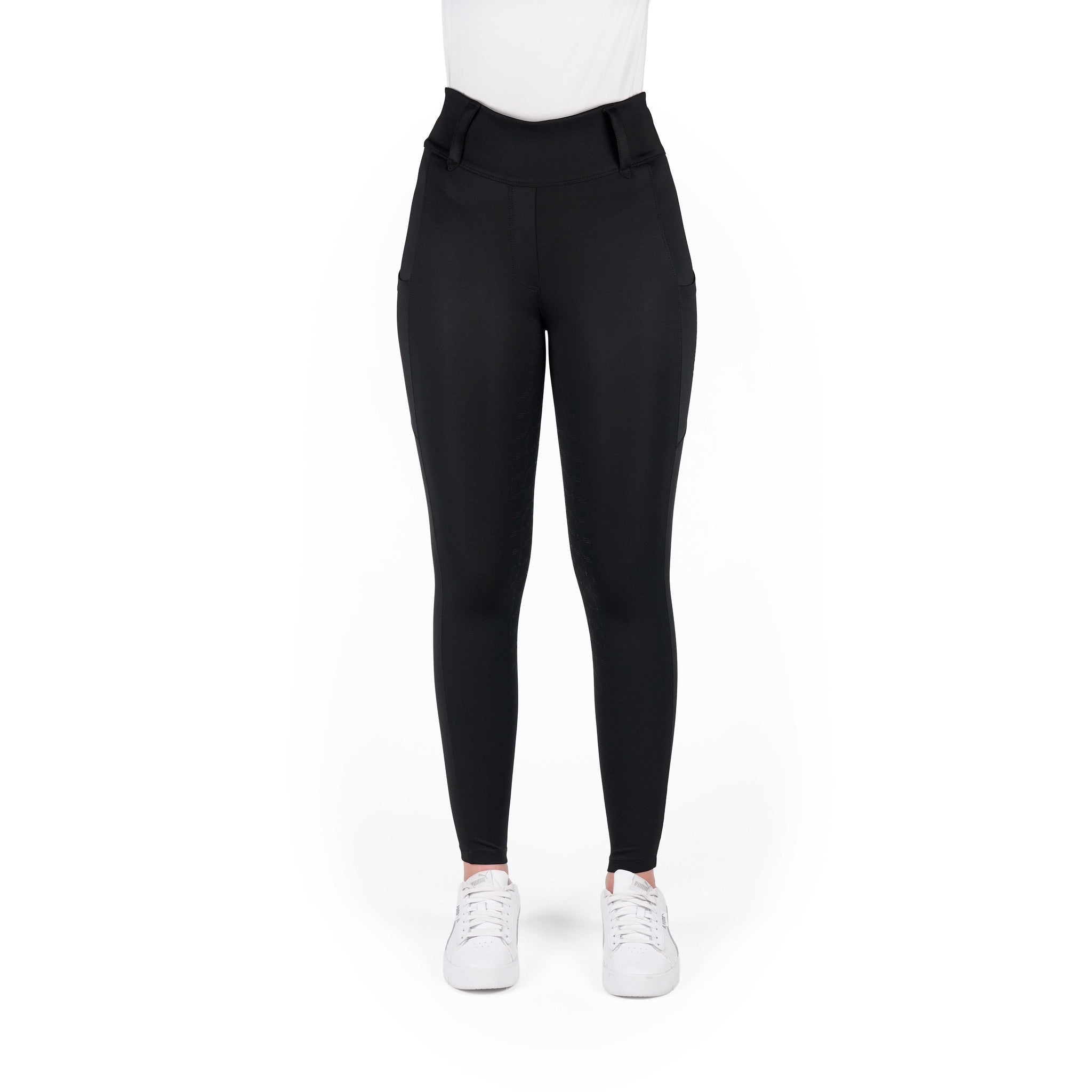 EQUITHÈME Alizé Full-Seat Leggings - Ladies Black 979167236