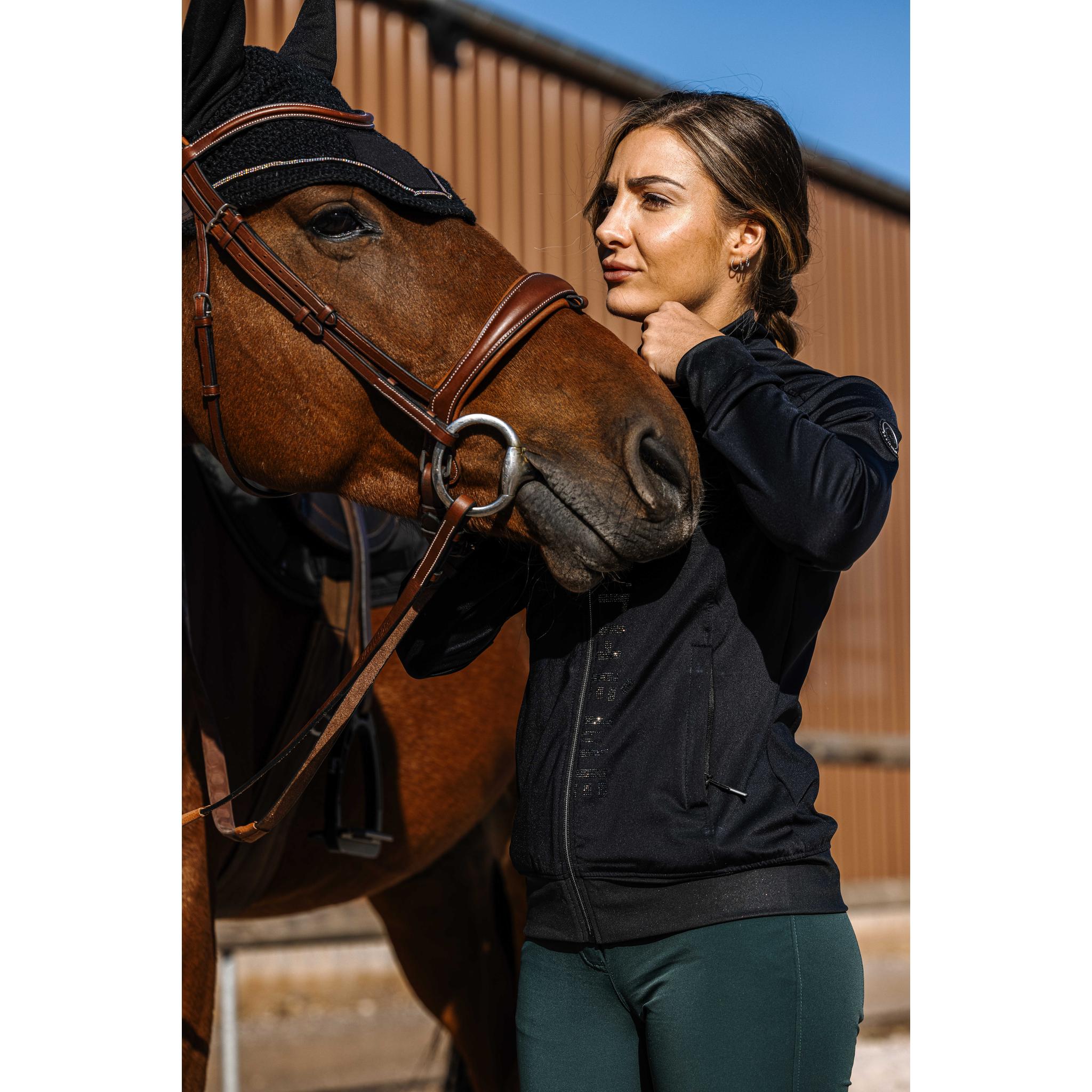 EQUITHÈME Charlène Je t'aime Jacket - Women - Dark grey - 978595312_ambi_2