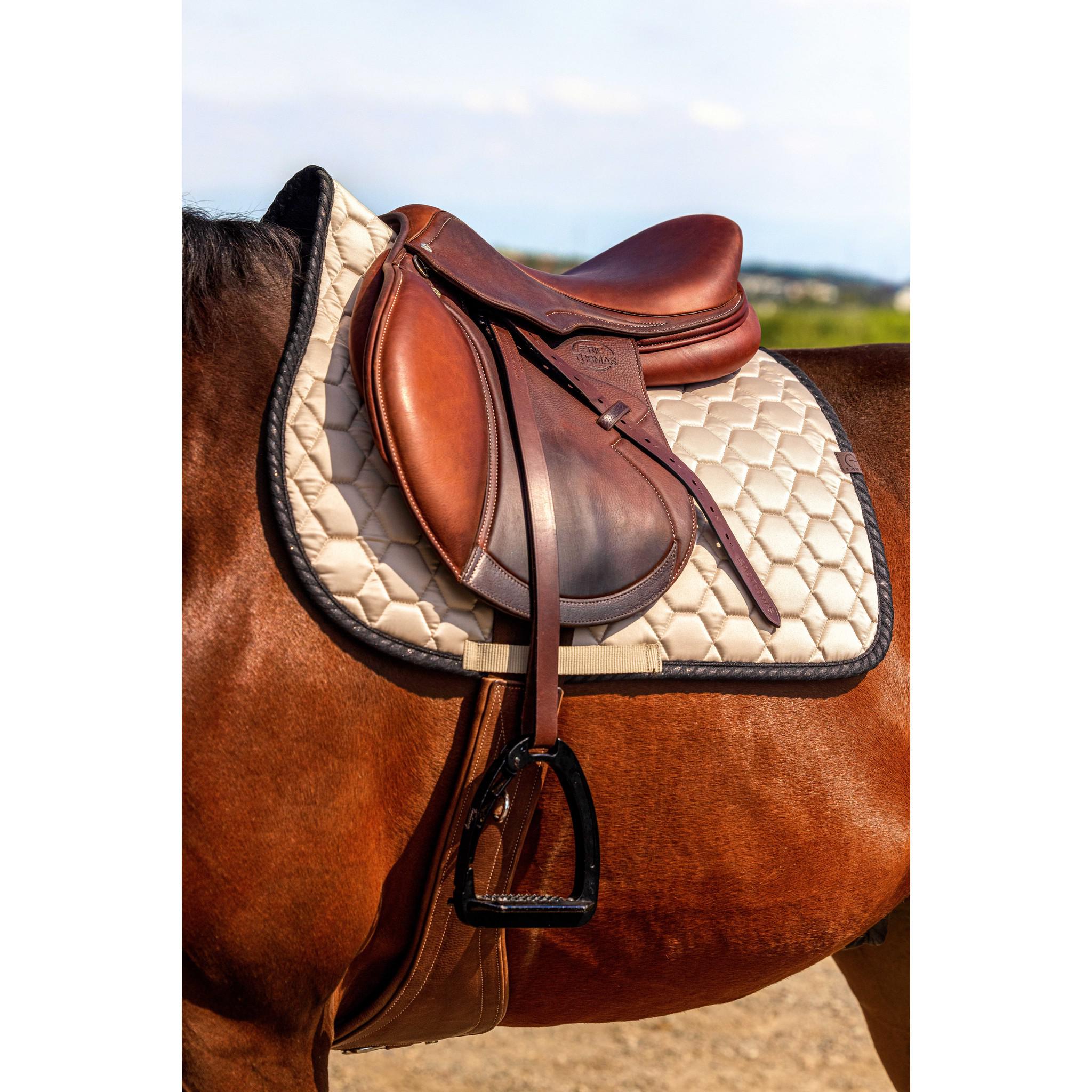 EQUITHÈME Pretty Saddle Pad - All purpose Beige 204010005