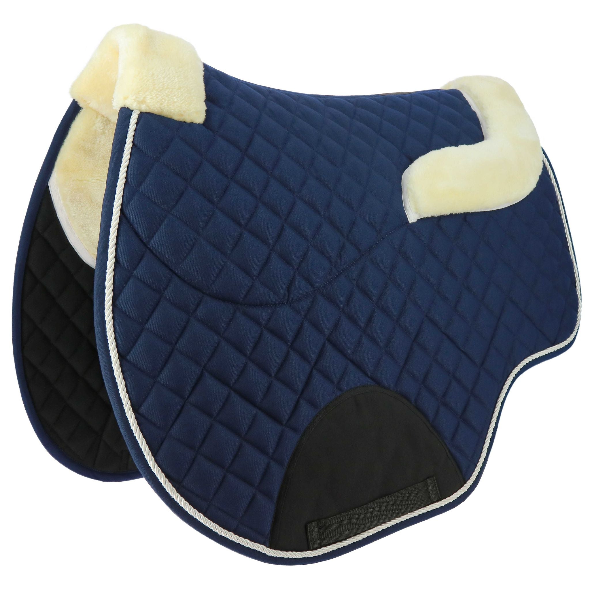 RIDING WORLD Saddle Pad/Half Pad Navy blue - 204026007_packshot_1