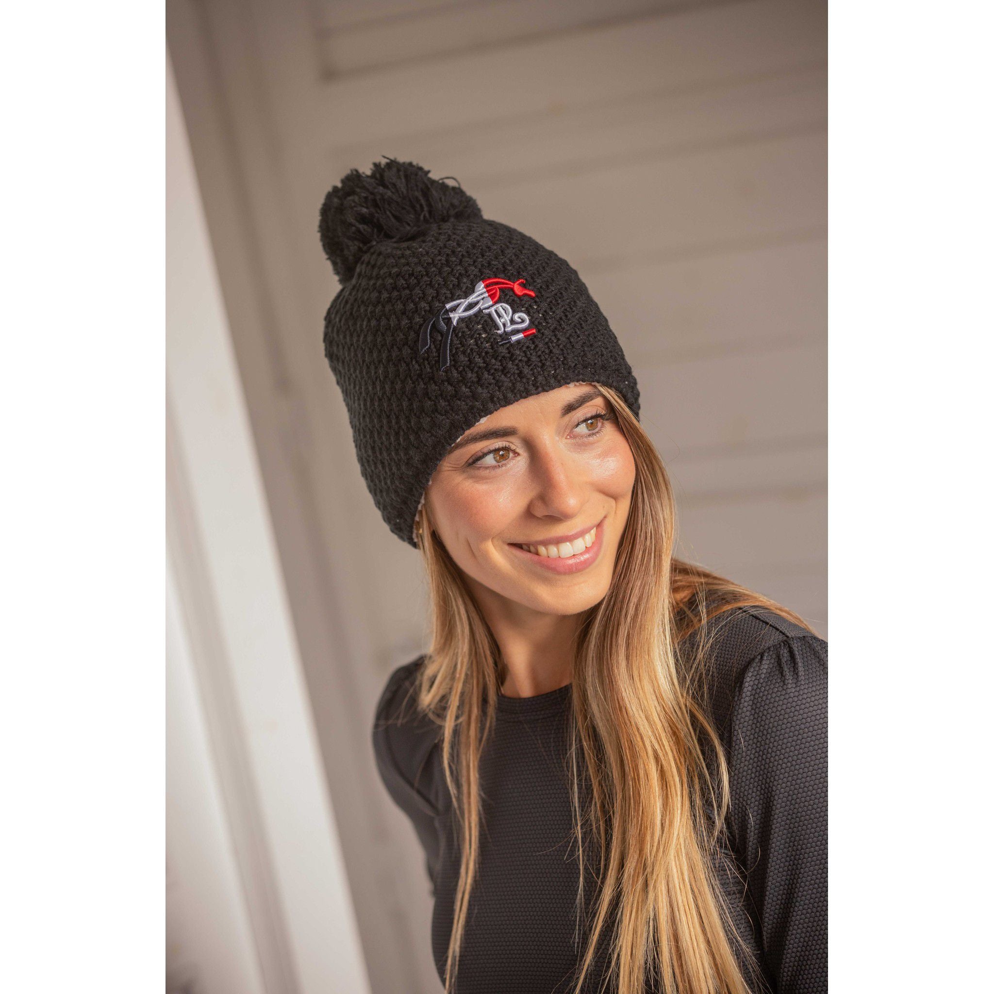 Pénélope Timy Knitted Hat Black 985806002