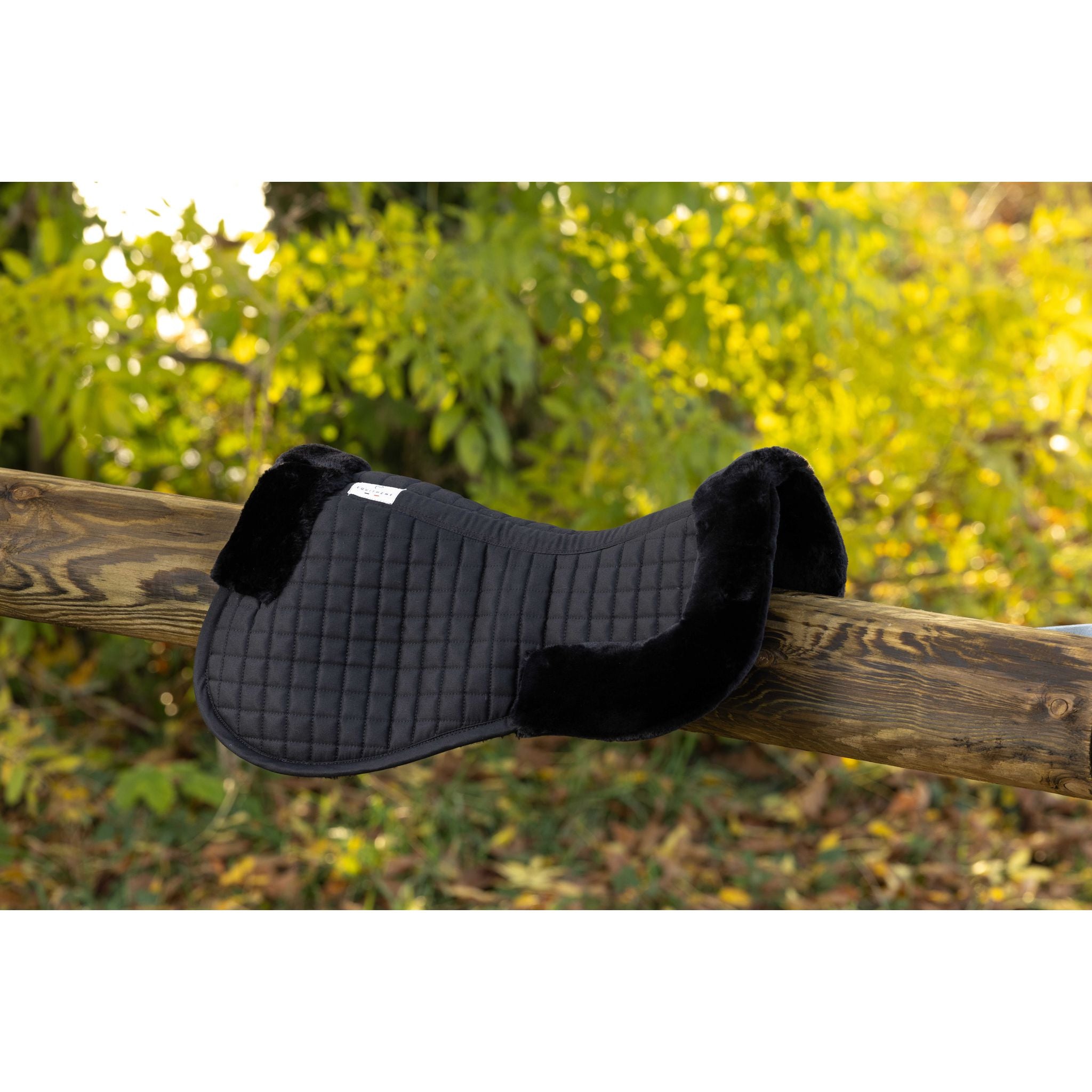 EQUITHÈME Teddy Back Pad Black/black - 206074202_ambi_1